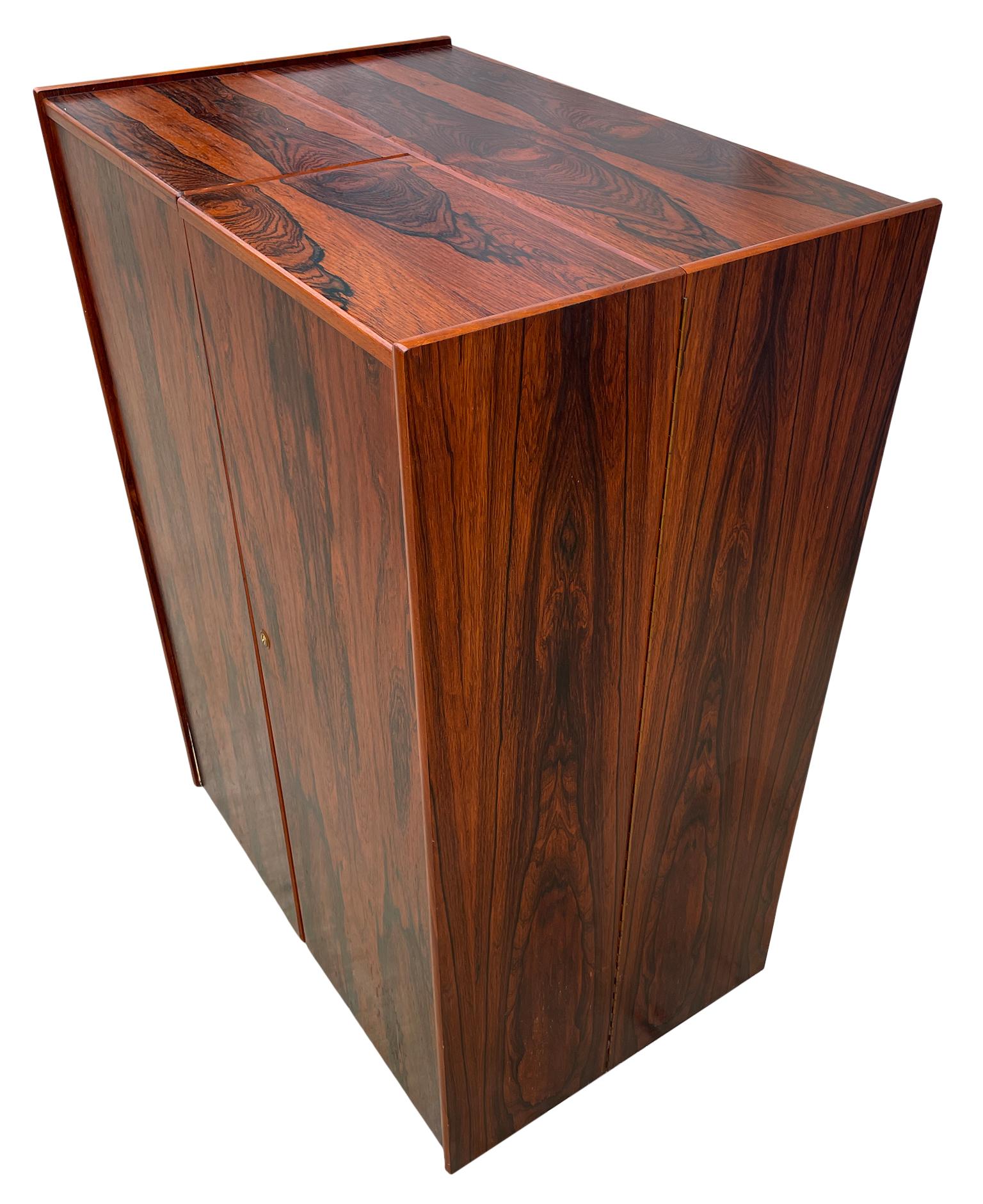 Mid-Century Modern Midcentury Danish Modern Desk in Rosewood Mummenthaler & Meier Magic Box