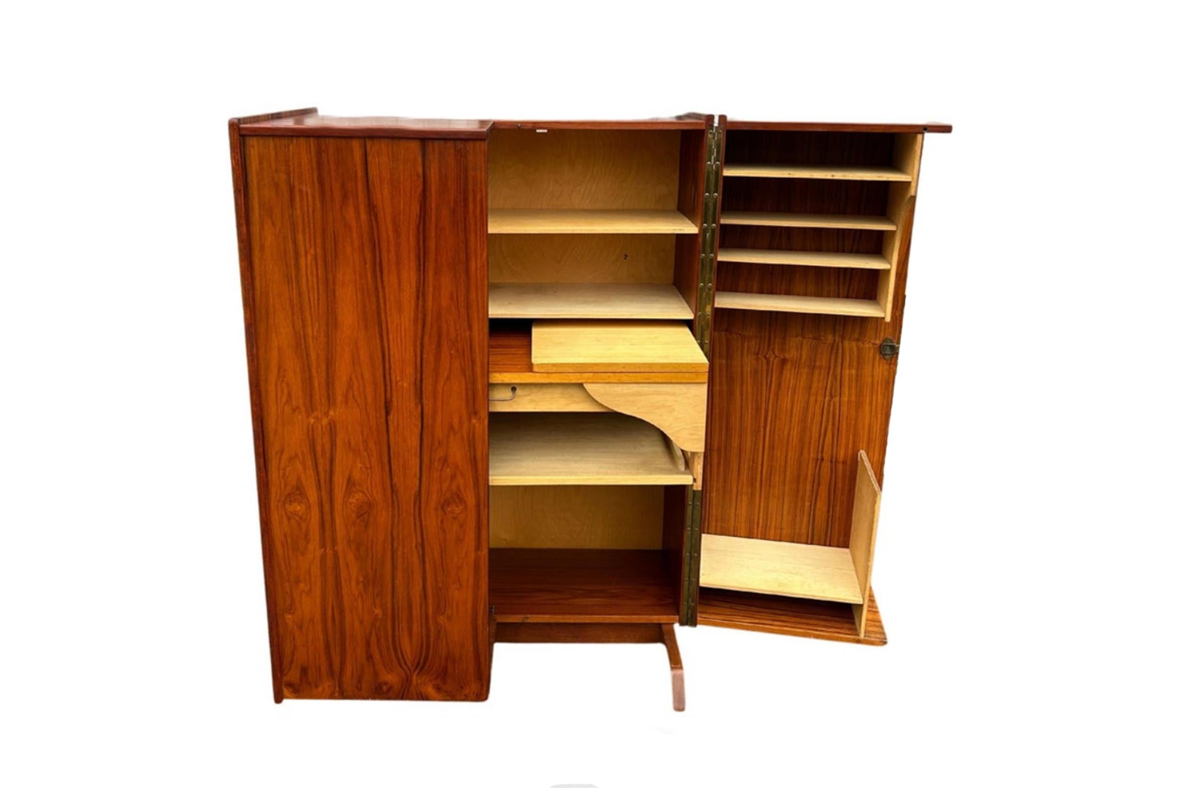 Woodwork Midcentury Danish Modern Desk in Rosewood Mummenthaler and Meier Magic Box