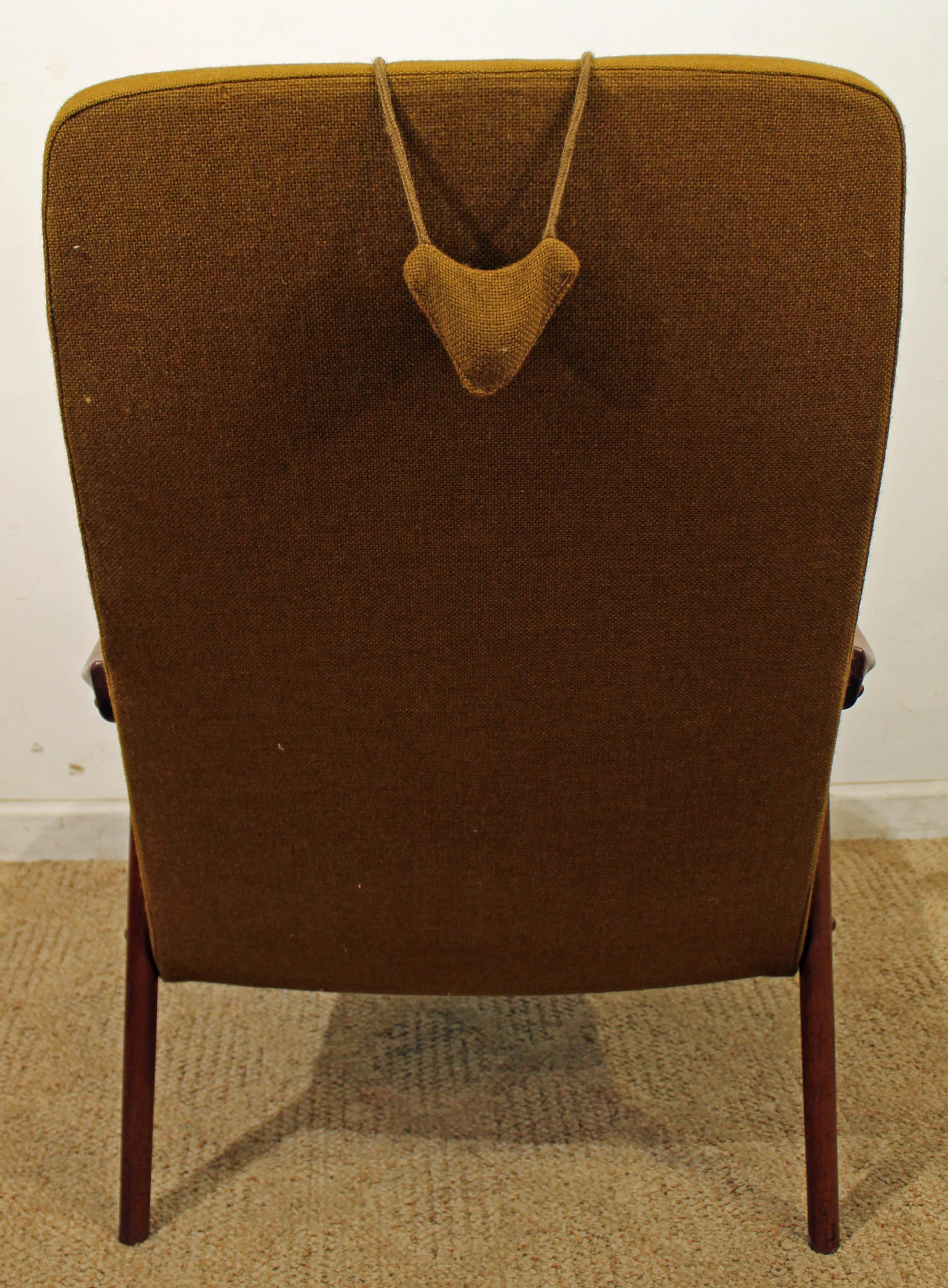 20th Century Midcentury Danish Modern Folke Ohlsson Style Teak Lounge Chair