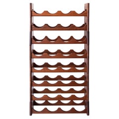 Midcentury Danish Modern Kalmar Teak Weinregale
