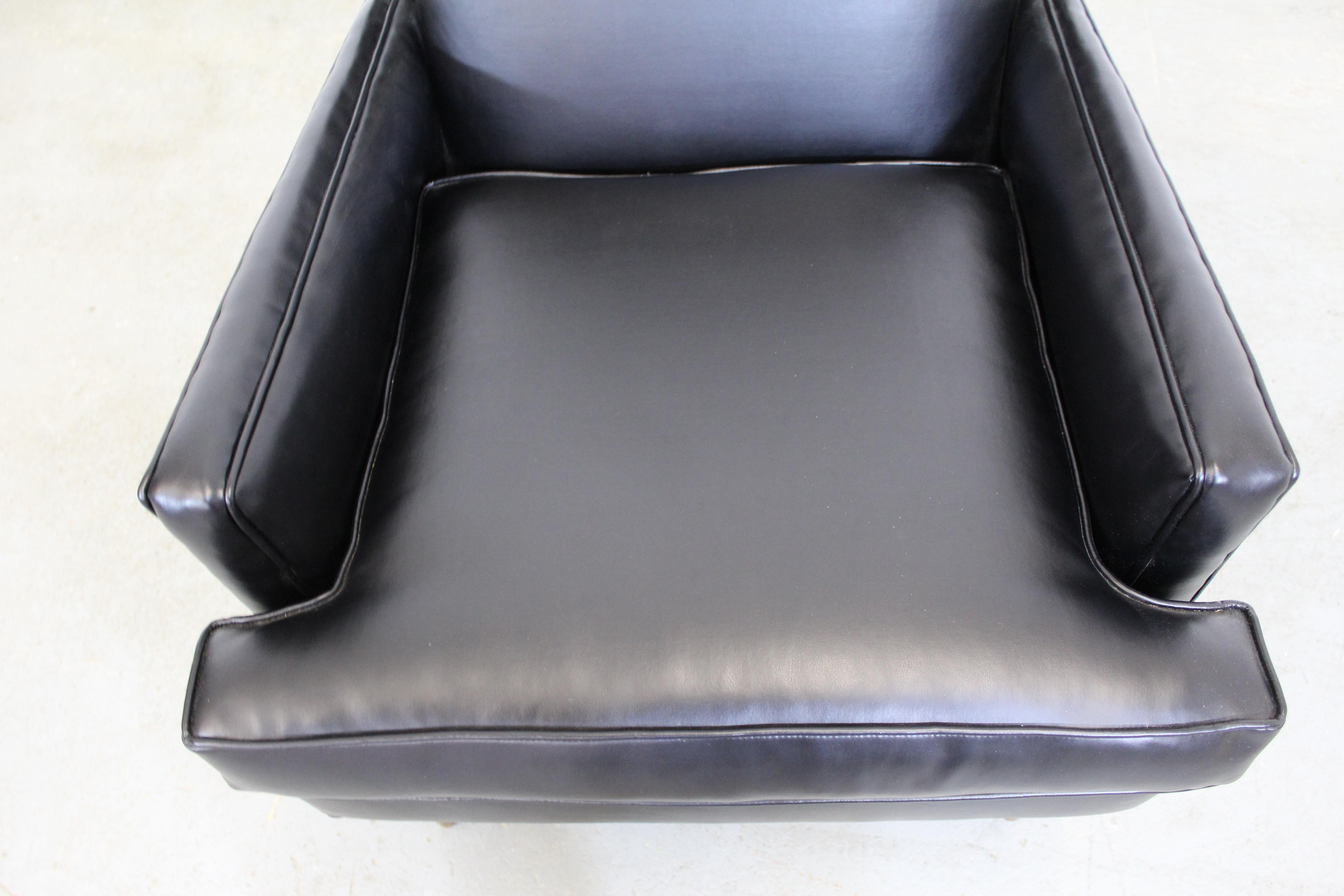 Midcentury Danish Modern Leather Selig Lounge Chair 1
