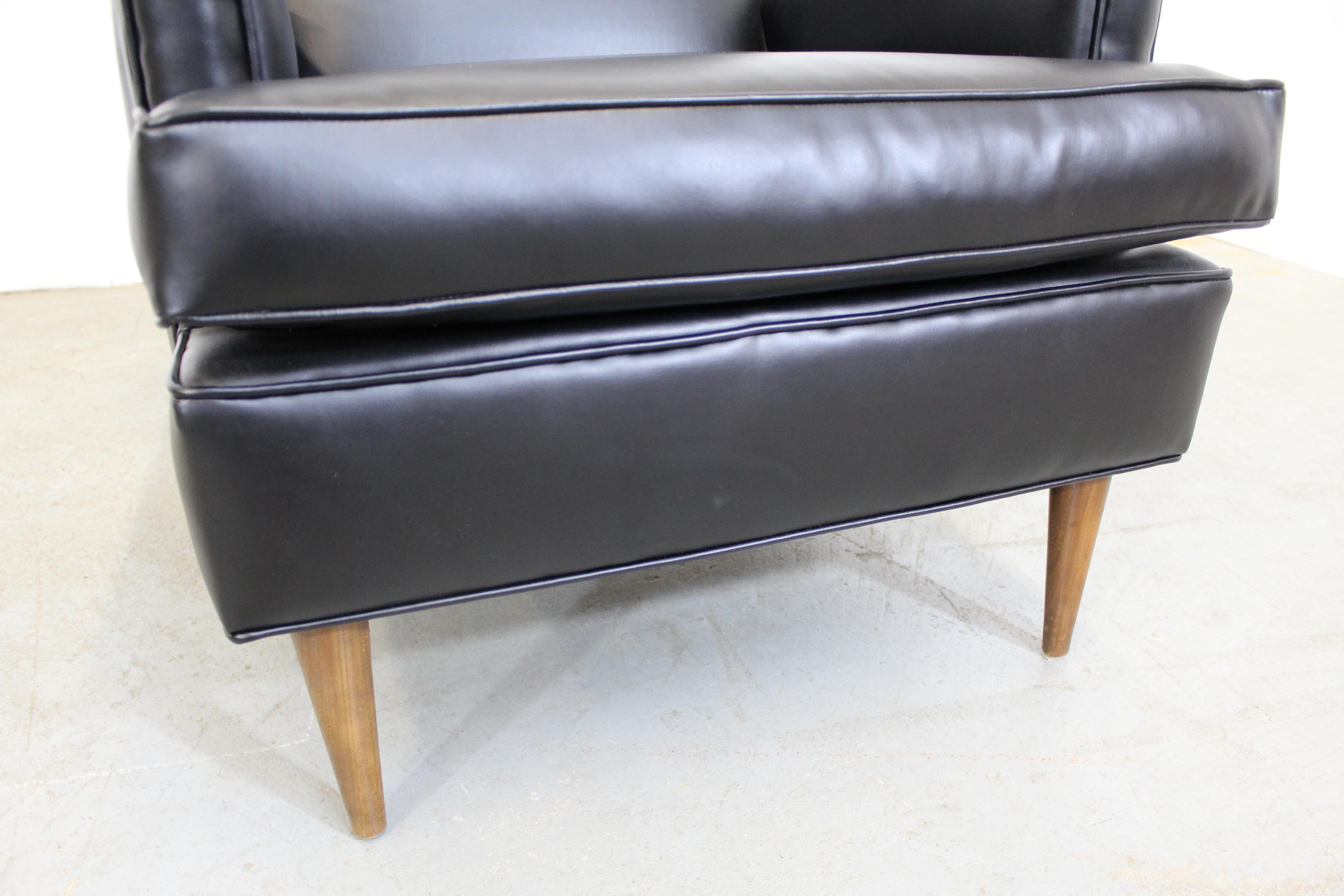 Midcentury Danish Modern Leather Selig Lounge Chair 2