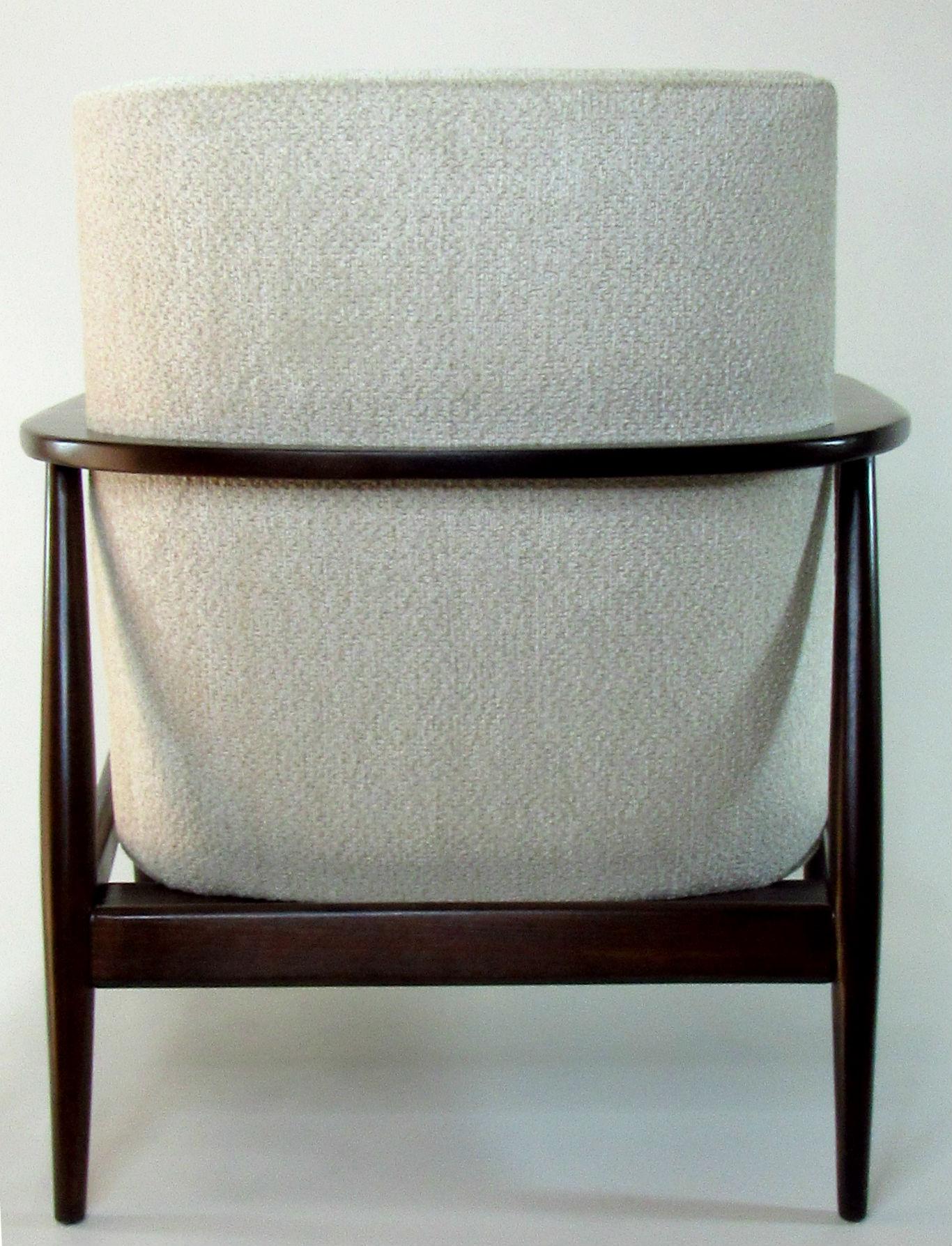 Upholstery Danish Mid-Century Modern Lounge Chair 