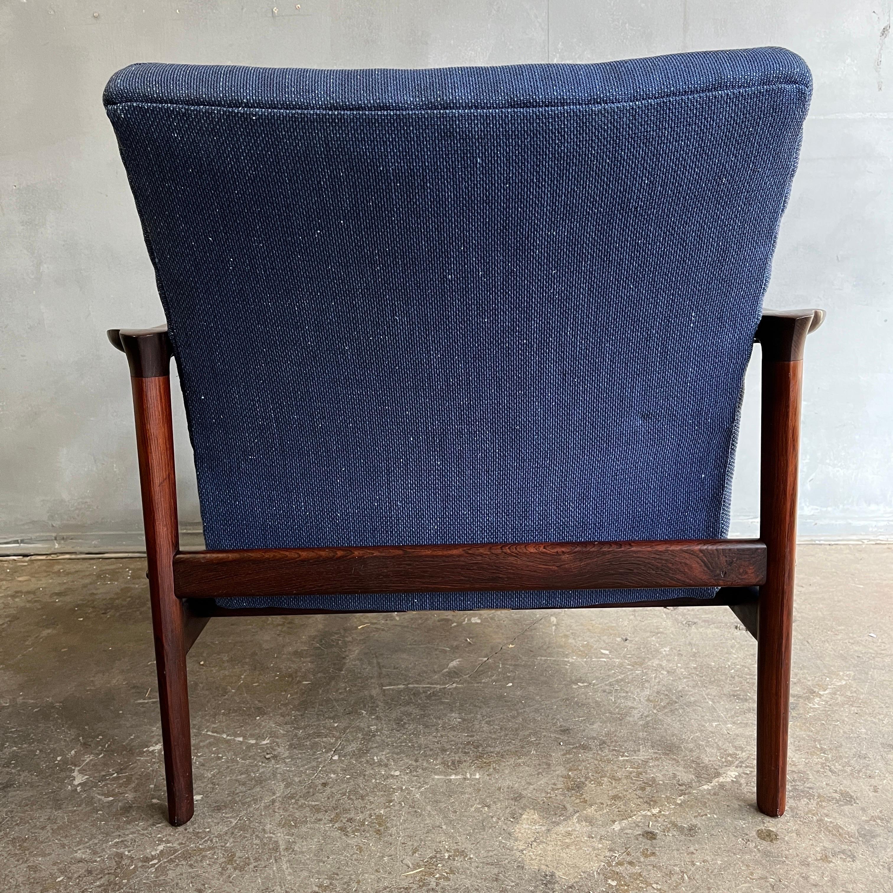 Midcentury Modern Lounge Chair in Rosewood by Torbjorn Afdal  7