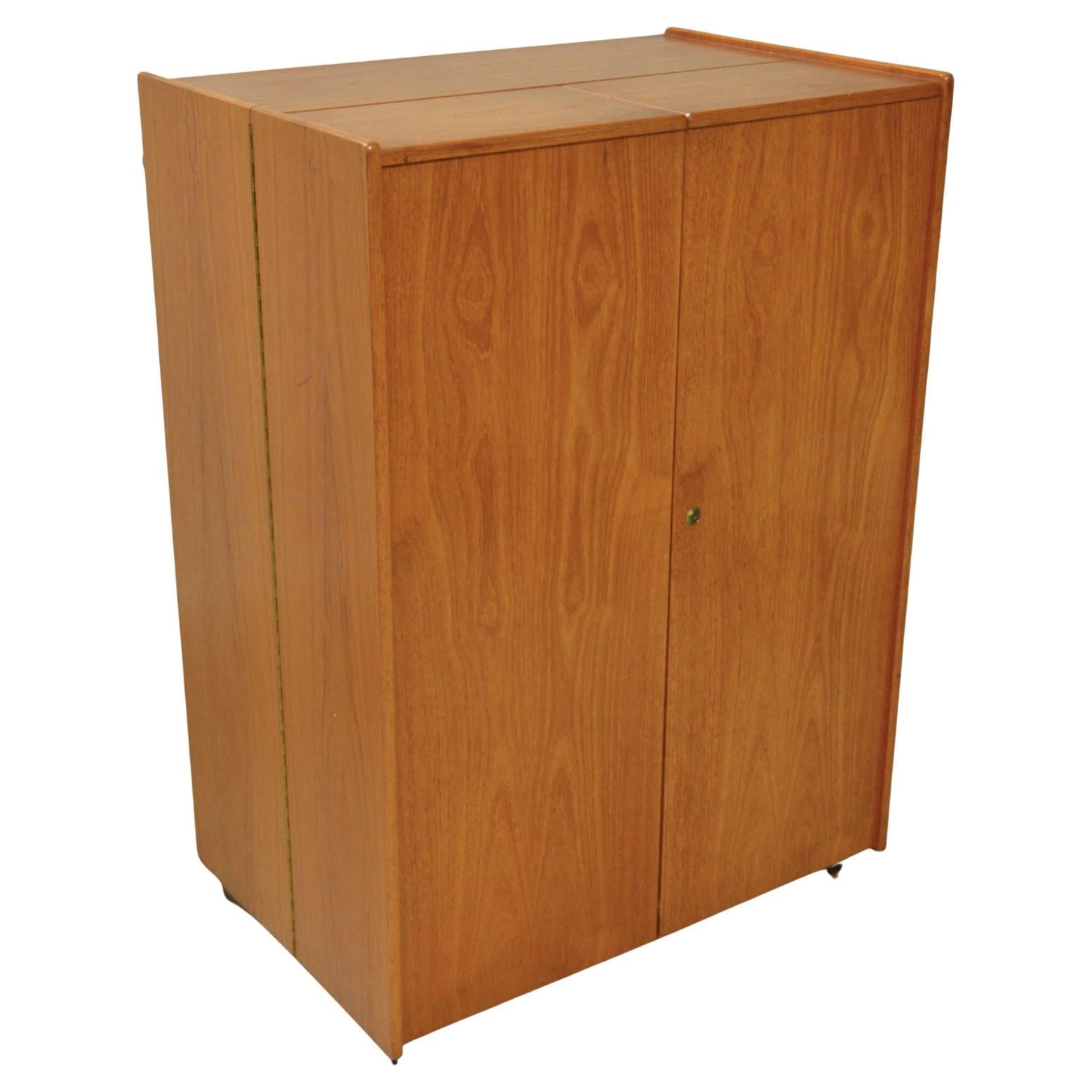 Mid-Century Modern Midcentury Danish Modern Magic Box Desk in Teak by Mummenthaler & Meier
