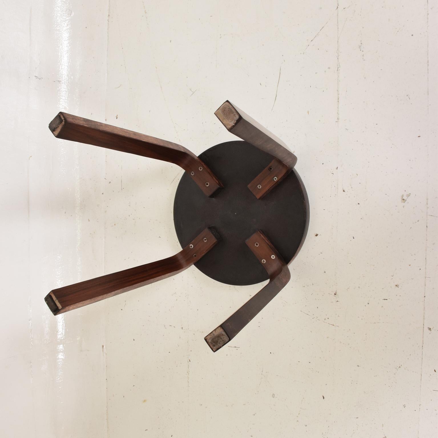For your consideration, a rare rosewood stool by Alvar Aalto for Artek.

Dimensions: 13 3/4