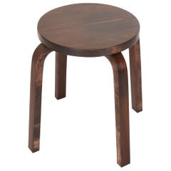 Midcentury Danish Modern, Rare Rosewood Stool by Alvar Aalto for Artek