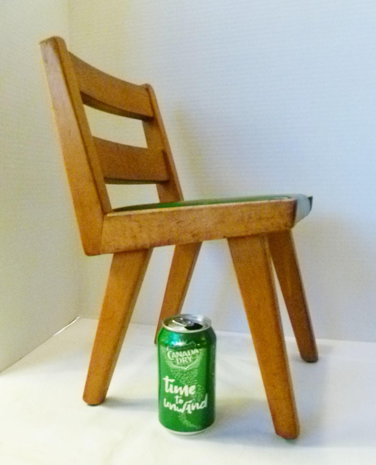 child's wooden chair