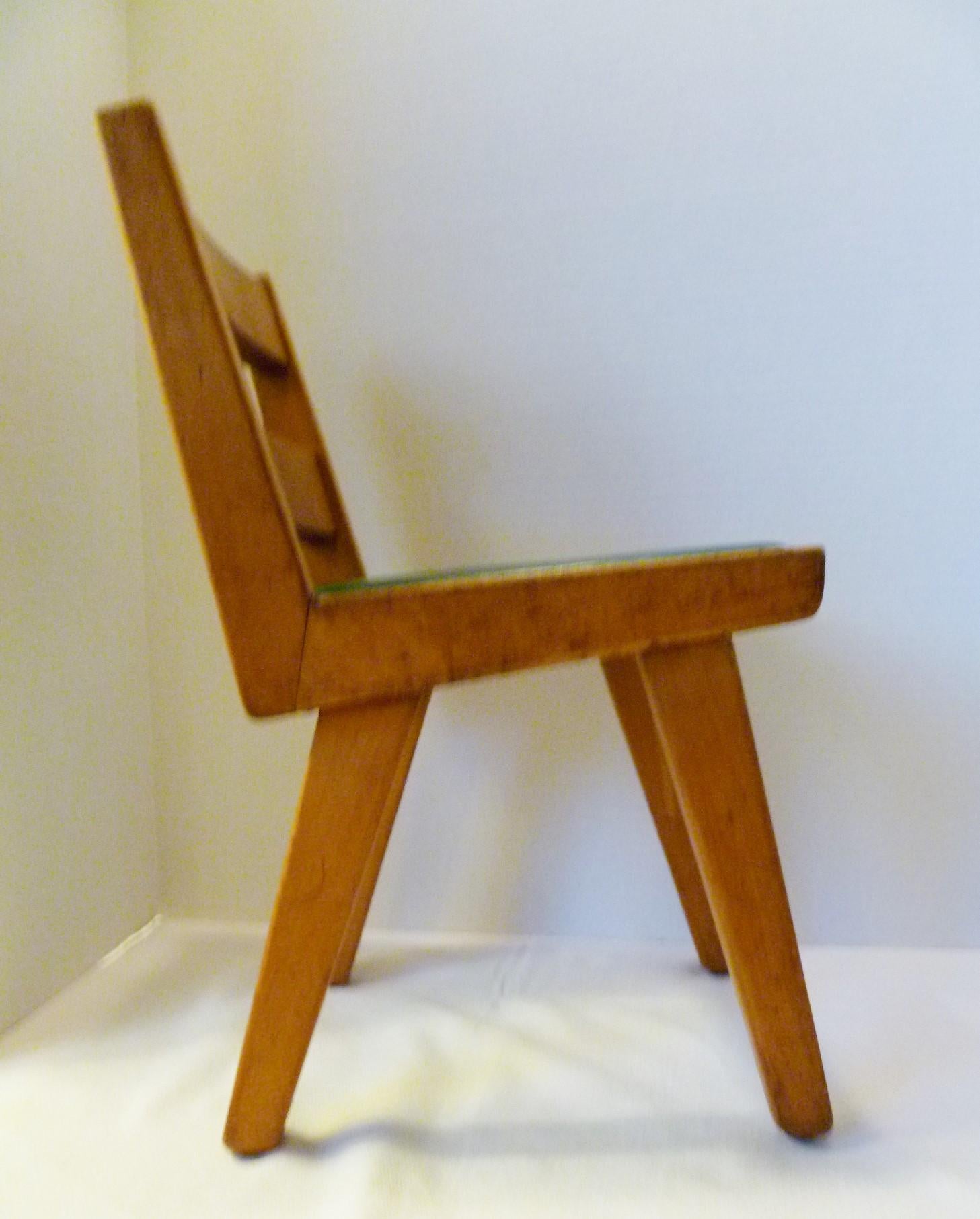 childs wooden chair