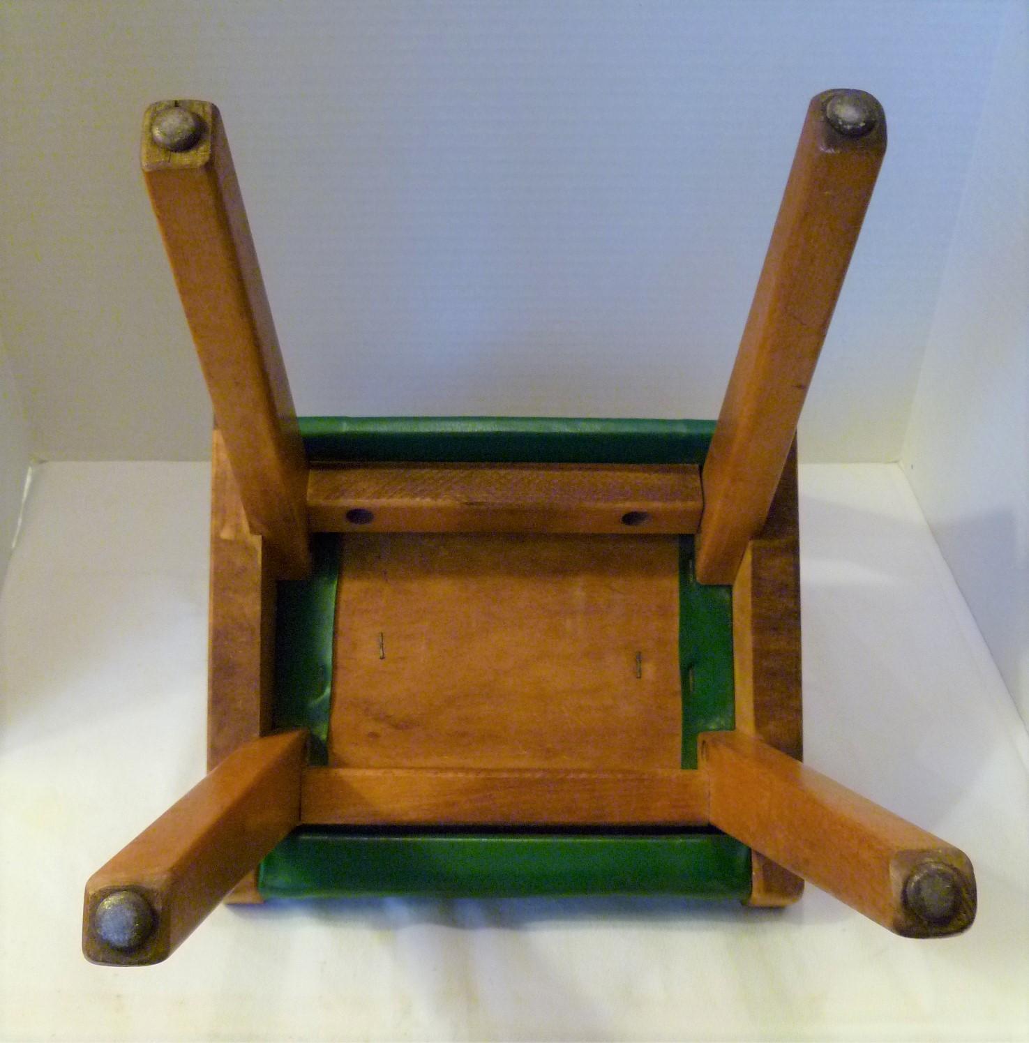 American Midcentury Danish Modern Risom Style Salesman Sample or Child's Wood Chair
