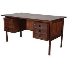 Midcentury Danish Modern Rosewood Desk by Arne Vodder