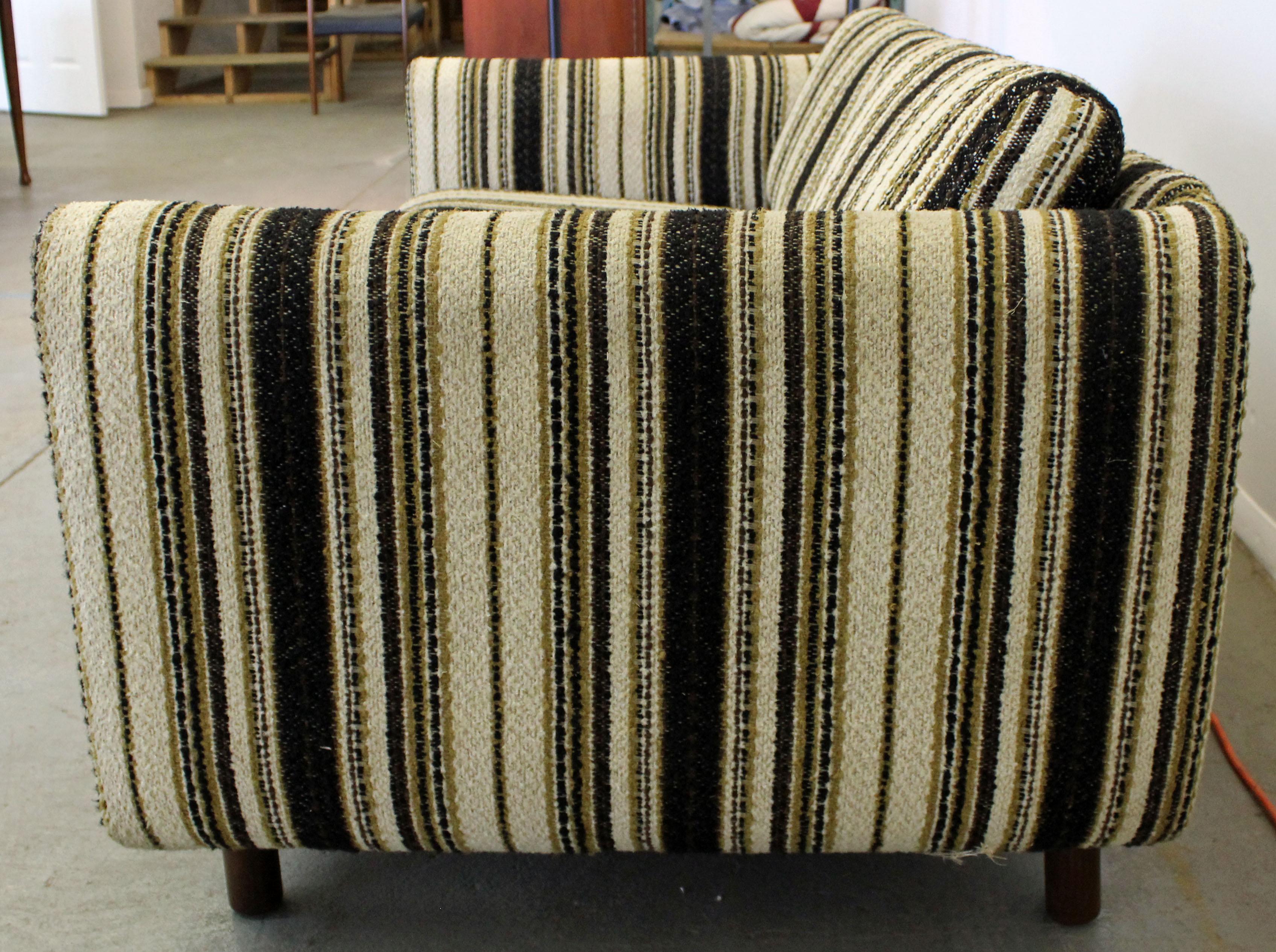 Mid-Century Modern Midcentury Danish Modern Selig of Monroe Loveseat