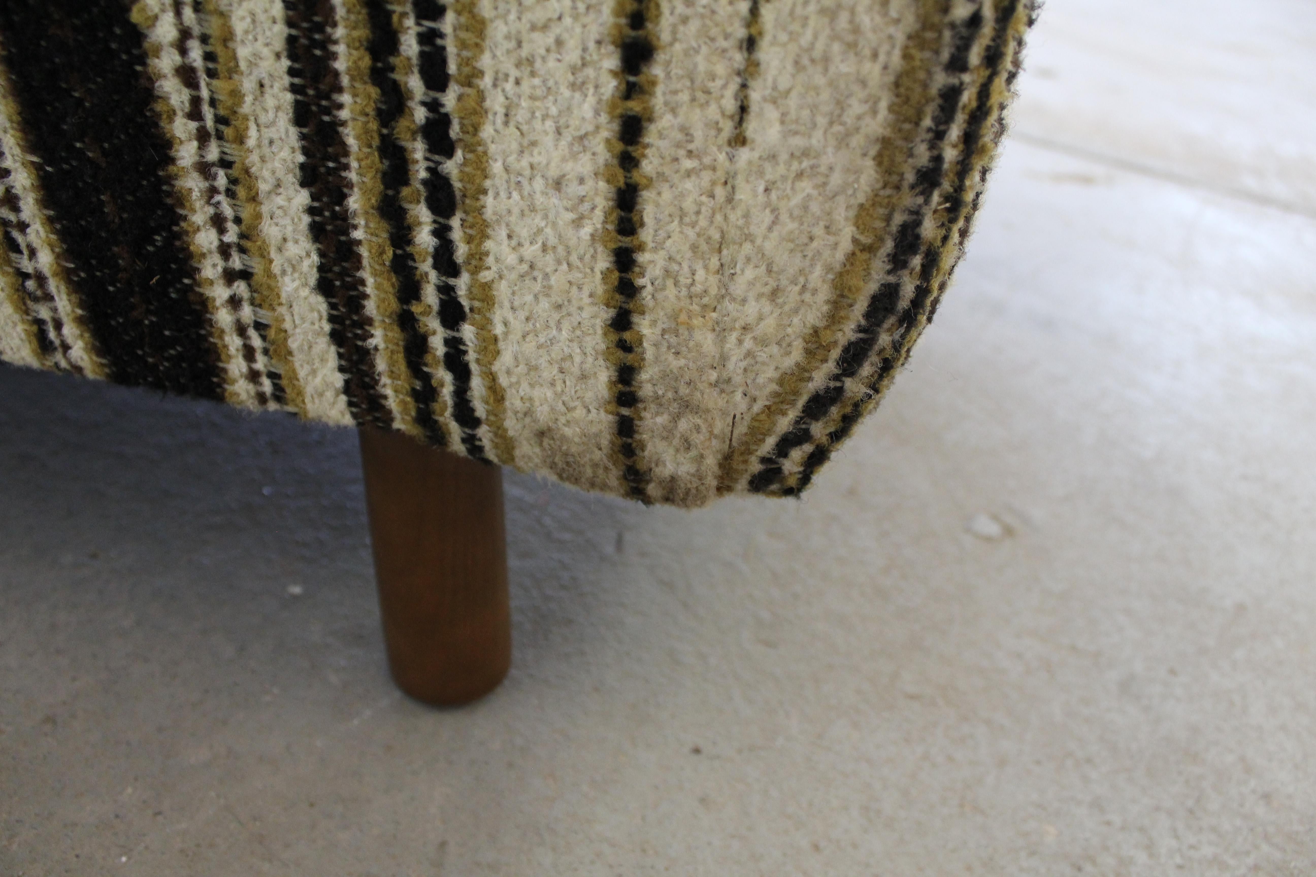 Upholstery Midcentury Danish Modern Selig of Monroe Loveseat