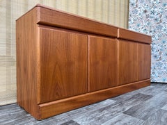 Midcentury Danish Modern Sideboard Credenza by Sannemannn Moble. Circa 1980s