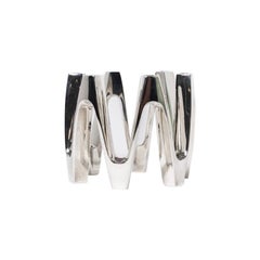 Midcentury Danish Modern Silver Candleholder by Jens Quistgaard for Dansk