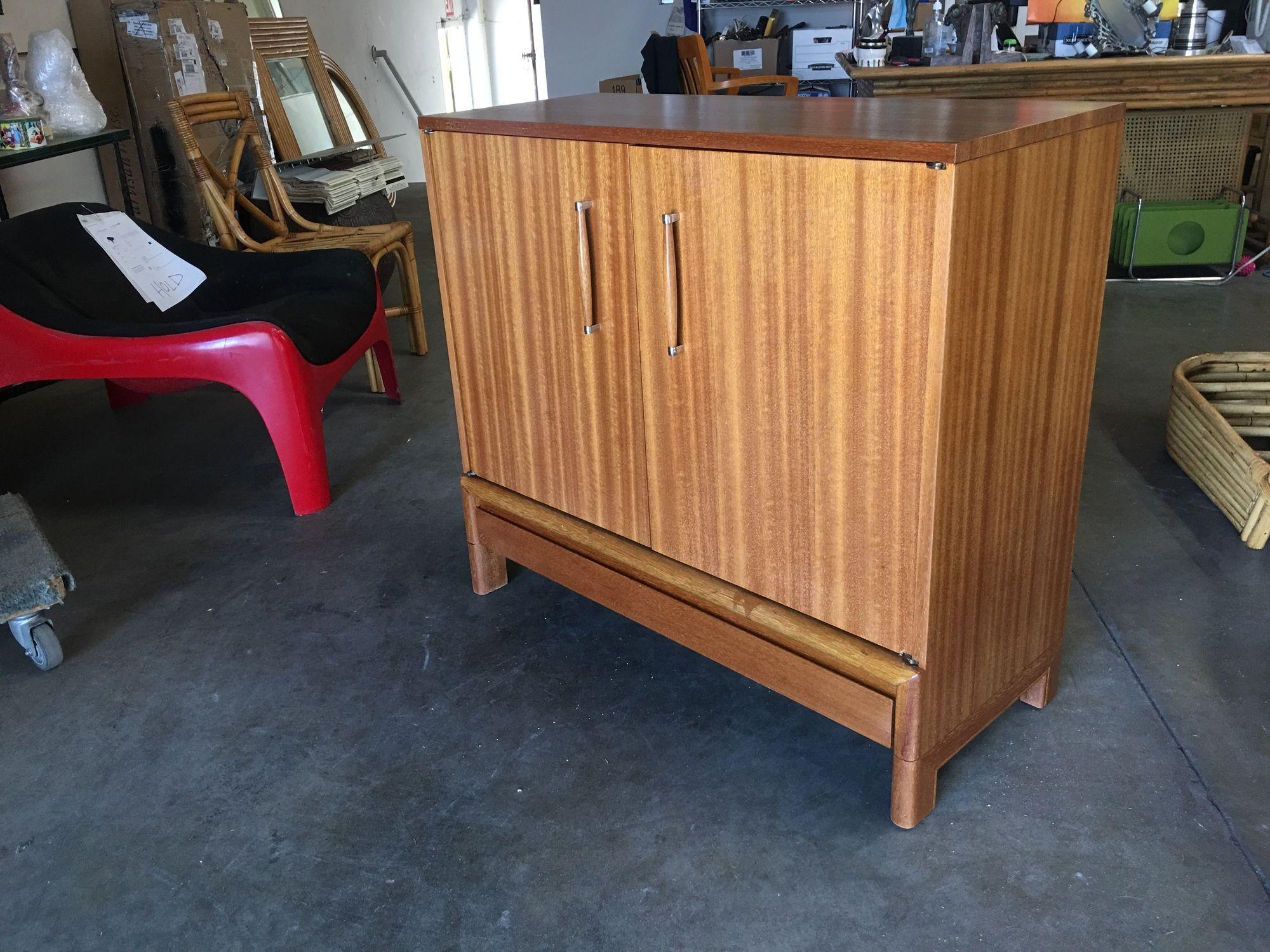 Scandinavian Modern Midcentury Danish Modern Style Oak Sideboard Cabinet For Sale
