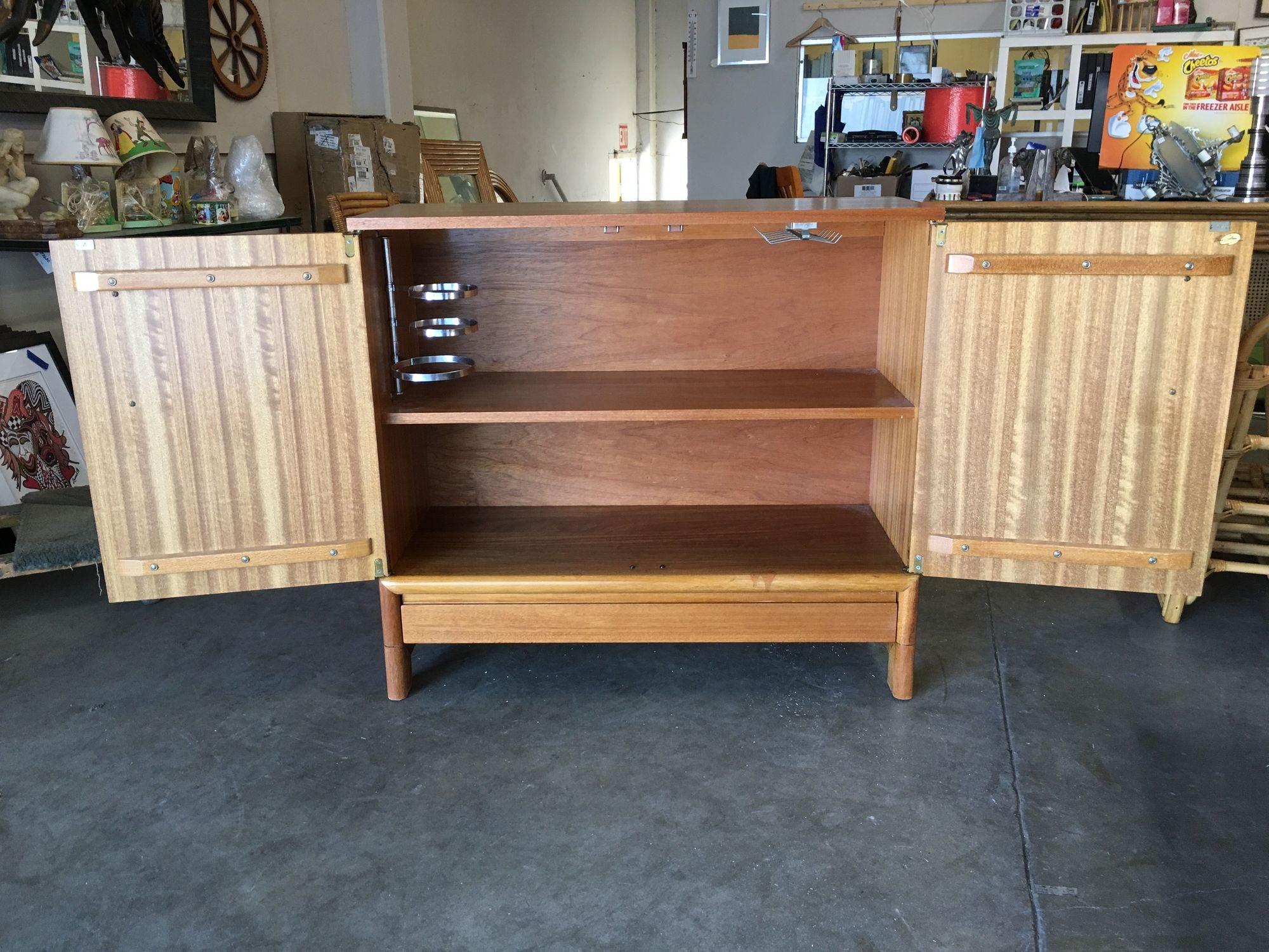 Mid-20th Century Midcentury Danish Modern Style Oak Sideboard Cabinet For Sale