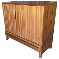 Vintage Midcentury Danish Modern Style Oak Sideboard Cabinet