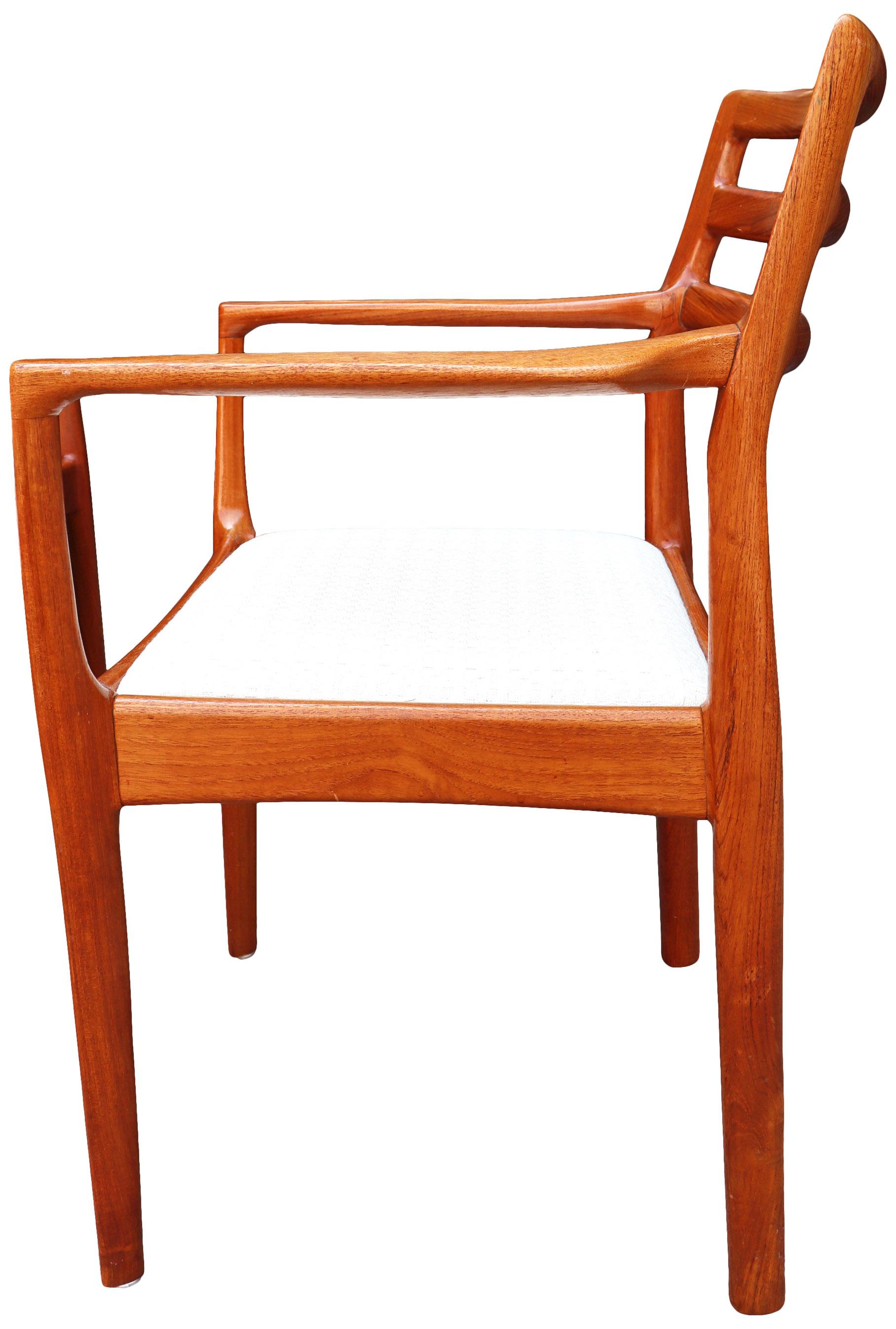 Midcentury Danish Modern Teak Dining Chairs 6