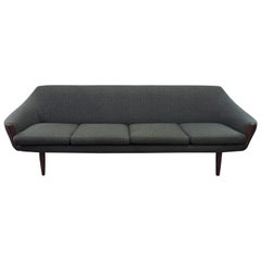Midcentury Danish Modern Teak Four-Seat Sofa