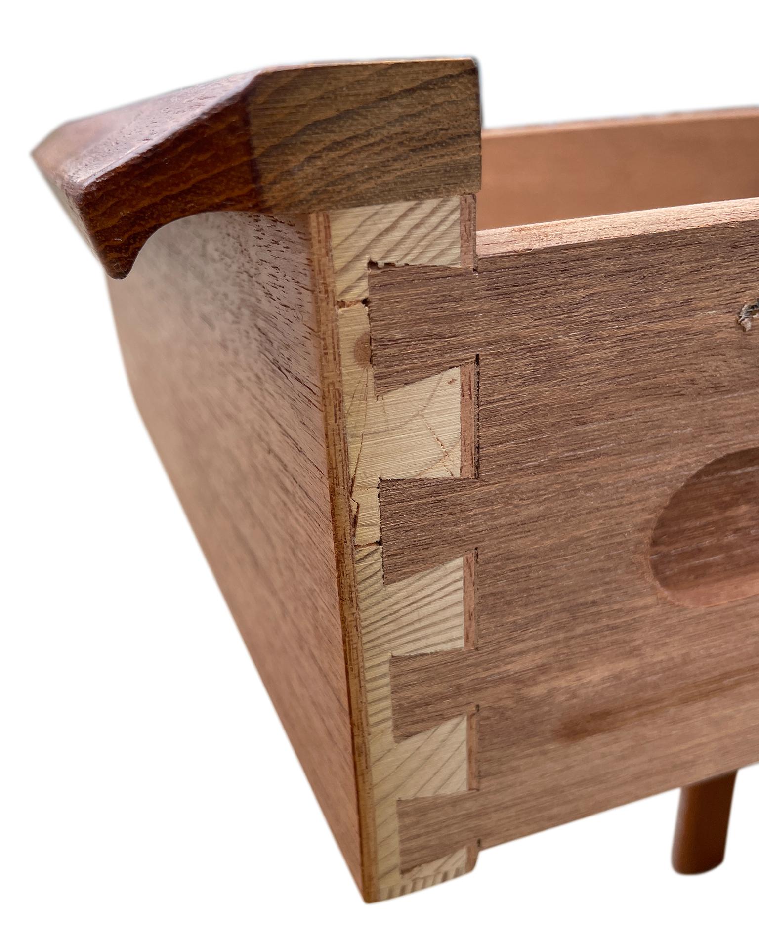 Midcentury Danish Modern Teak Large Knee Hole Desk 4 Drawers File Holder Clean 6