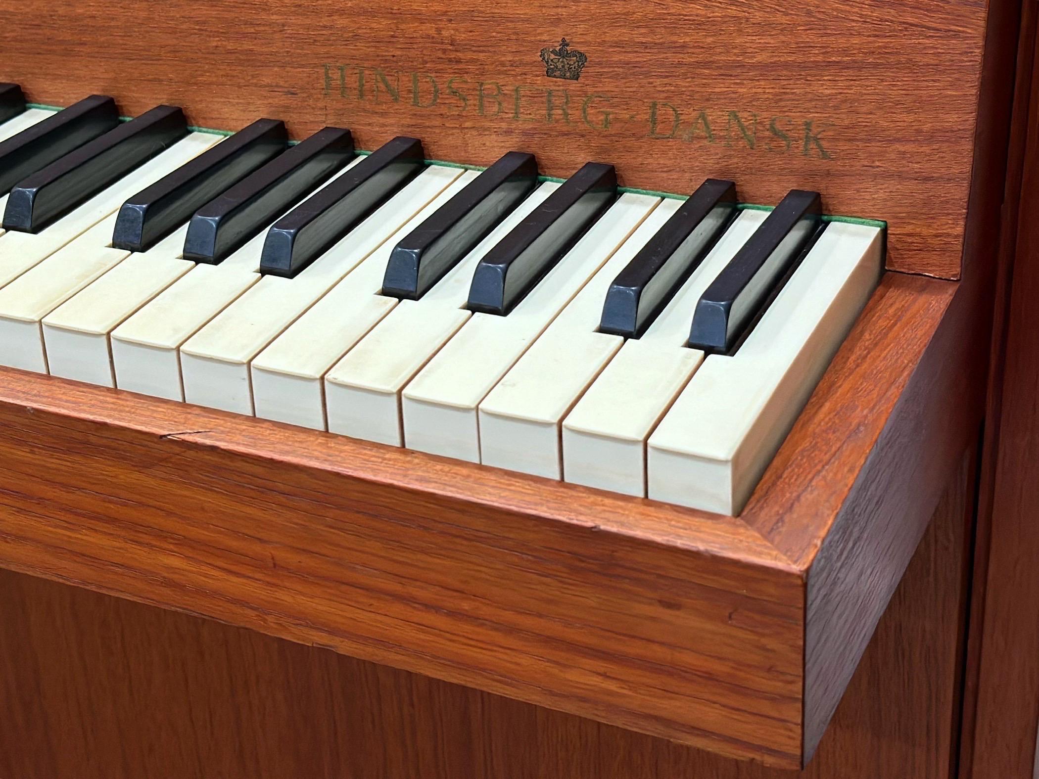 Midcentury Danish Modern Teak Pianette - Andreas Christensen - Hindsberg Dansk 6