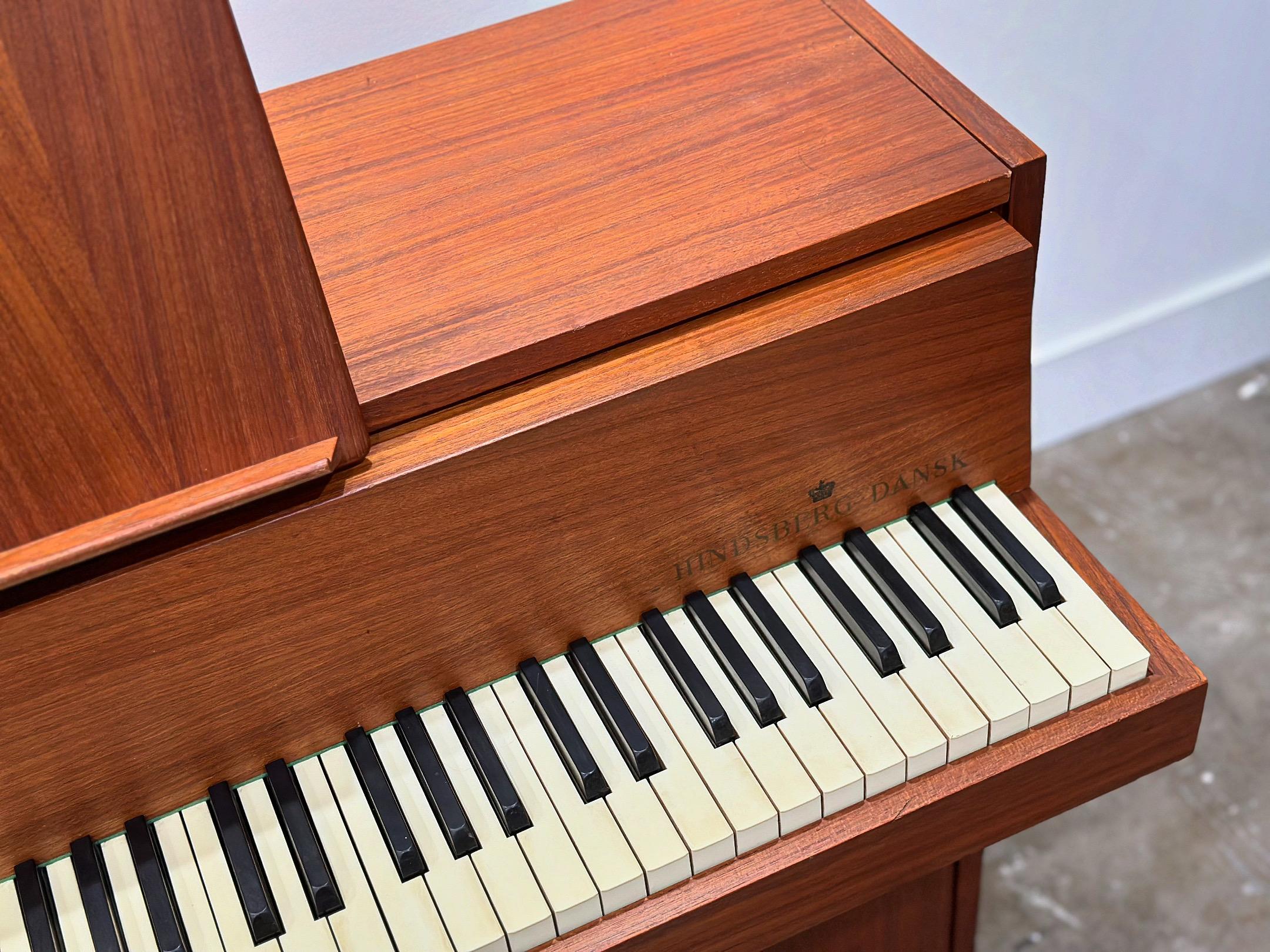 Midcentury Danish Modern Teak Pianette - Andreas Christensen - Hindsberg Dansk 8