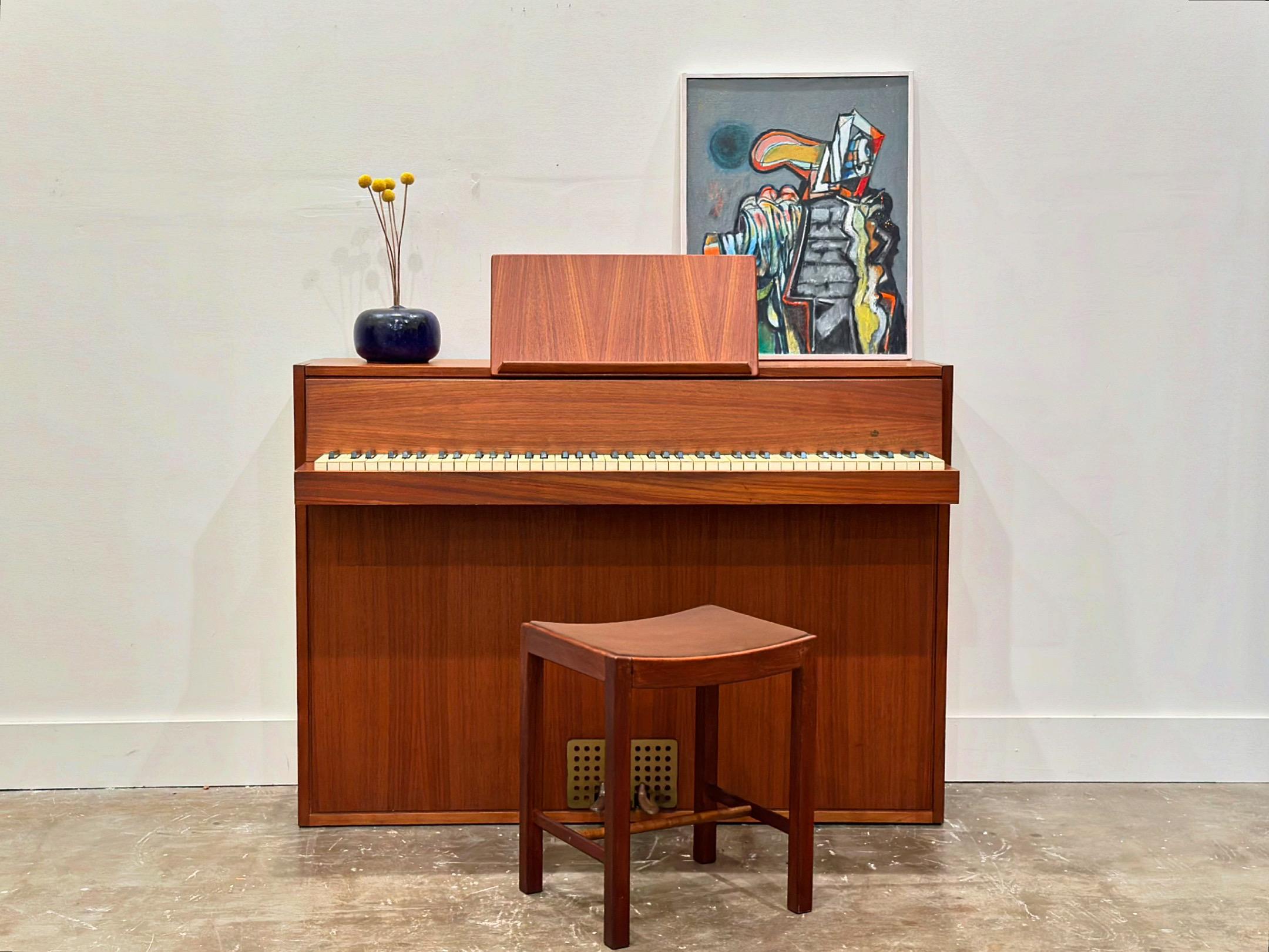 Midcentury Danish Modern Teak Pianette - Andreas Christensen - Hindsberg Dansk 12