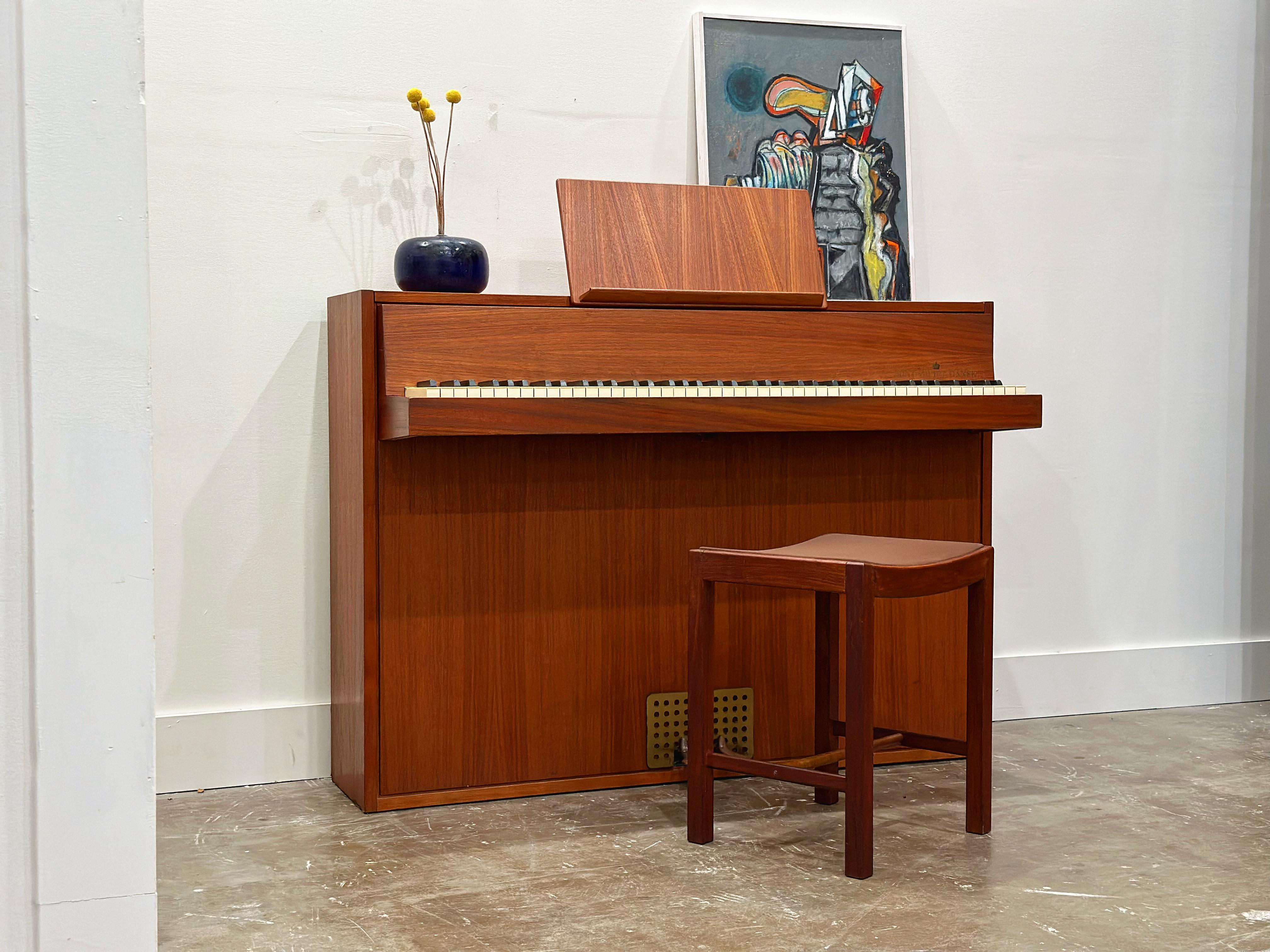 Midcentury Danish Modern Teak Pianette - Andreas Christensen - Hindsberg Dansk 13