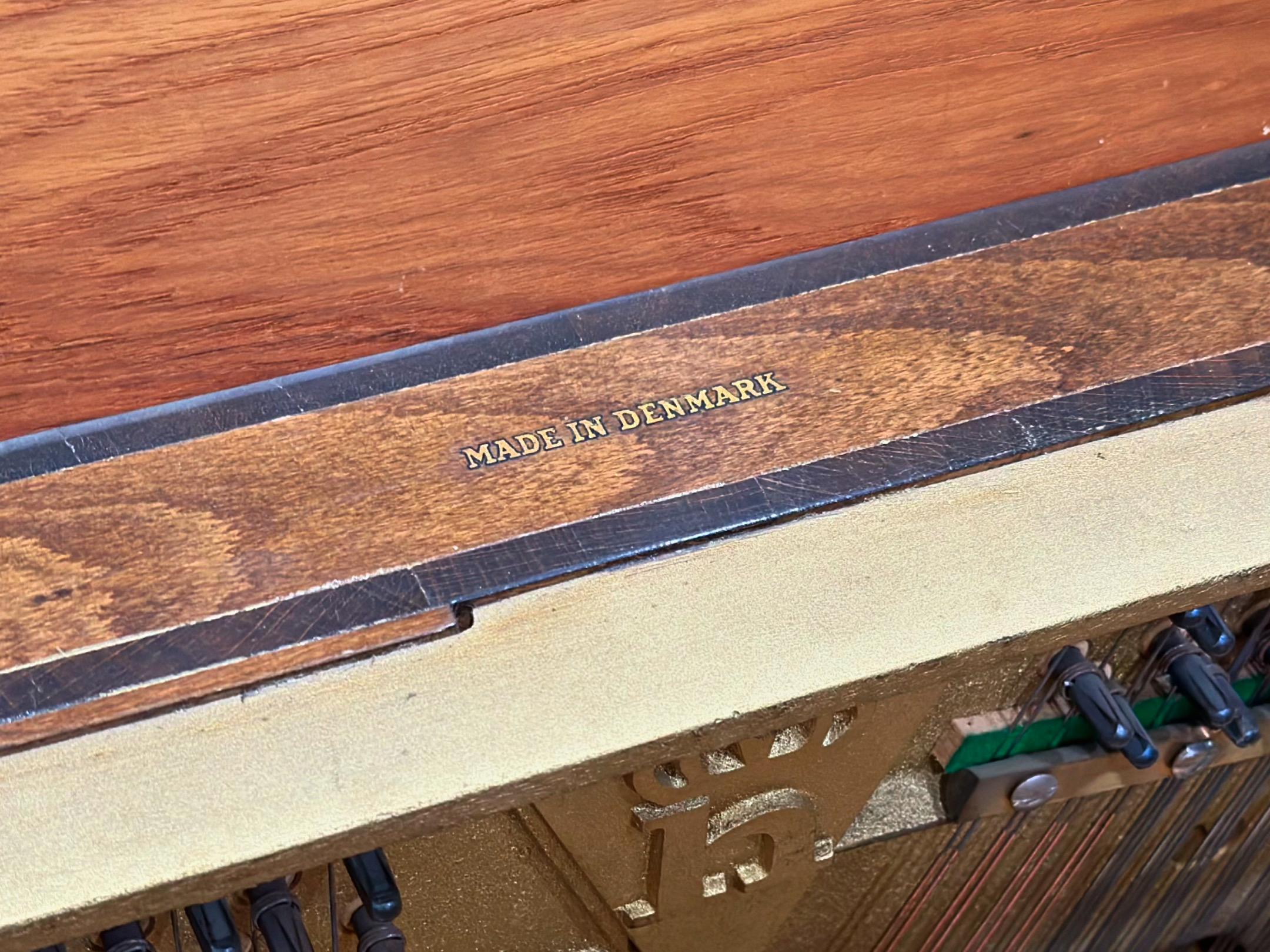 Midcentury Danish Modern Teak Pianette - Andreas Christensen - Hindsberg Dansk 2