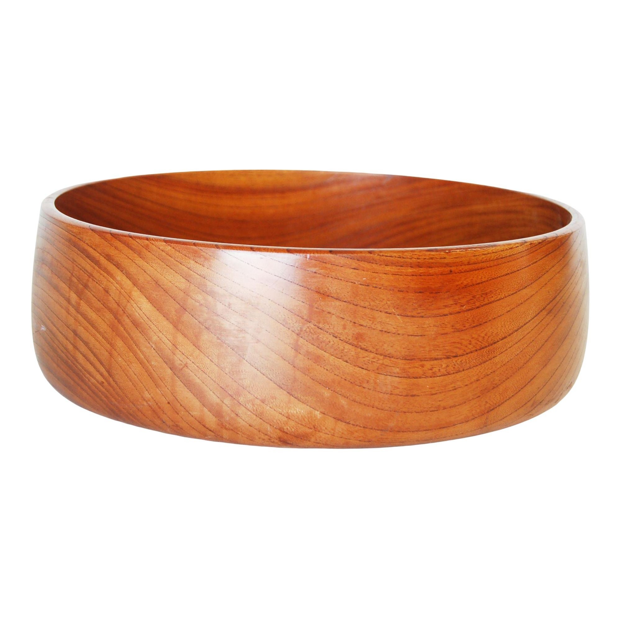 Midcentury Danish Modern Teak Salad Serving Bowl