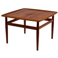 Midcentury Danish Modern Teak Side Table Cocktail Table by Grete Jalk
