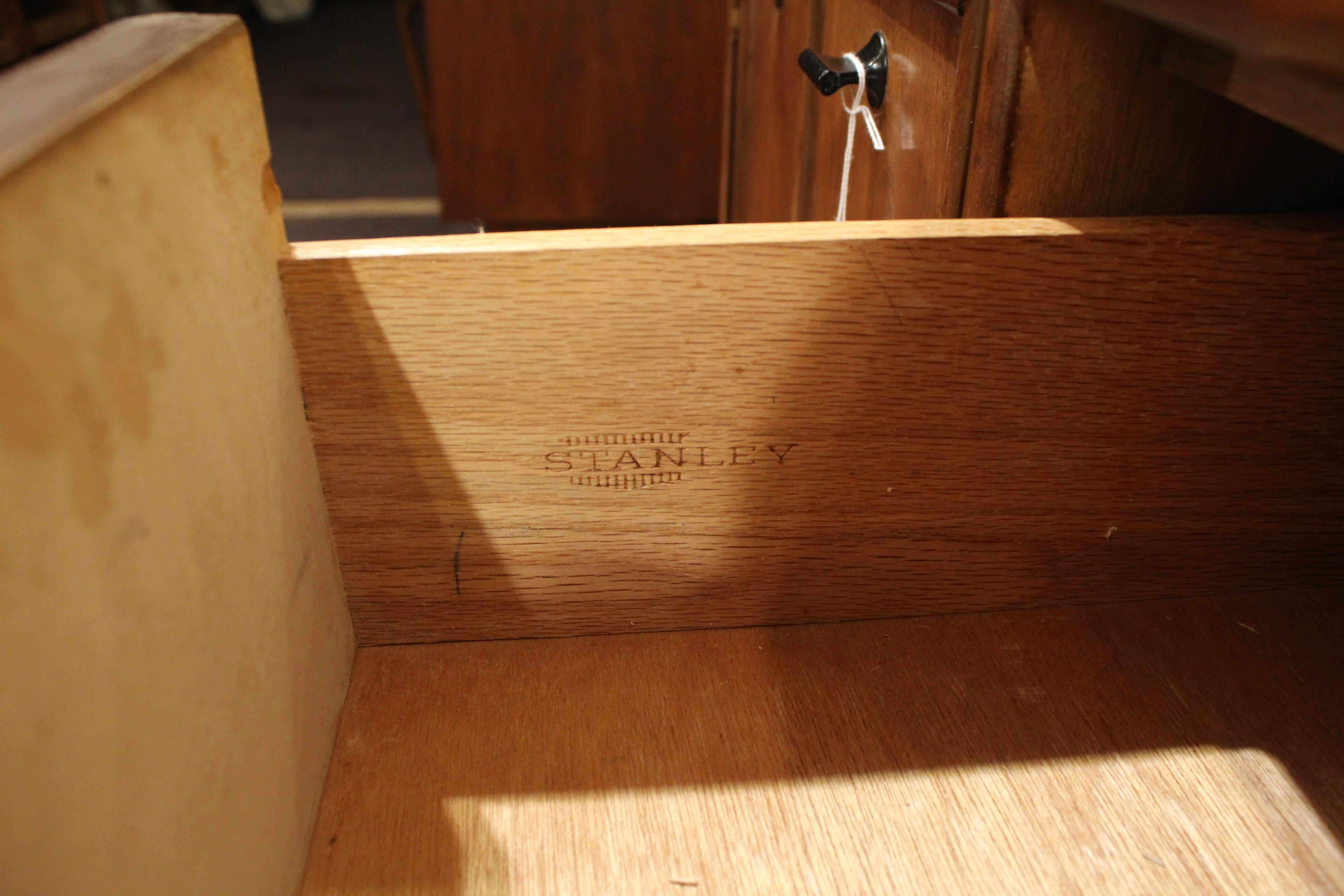 Midcentury Danish Modern Two-Door Walnut Credenza 5