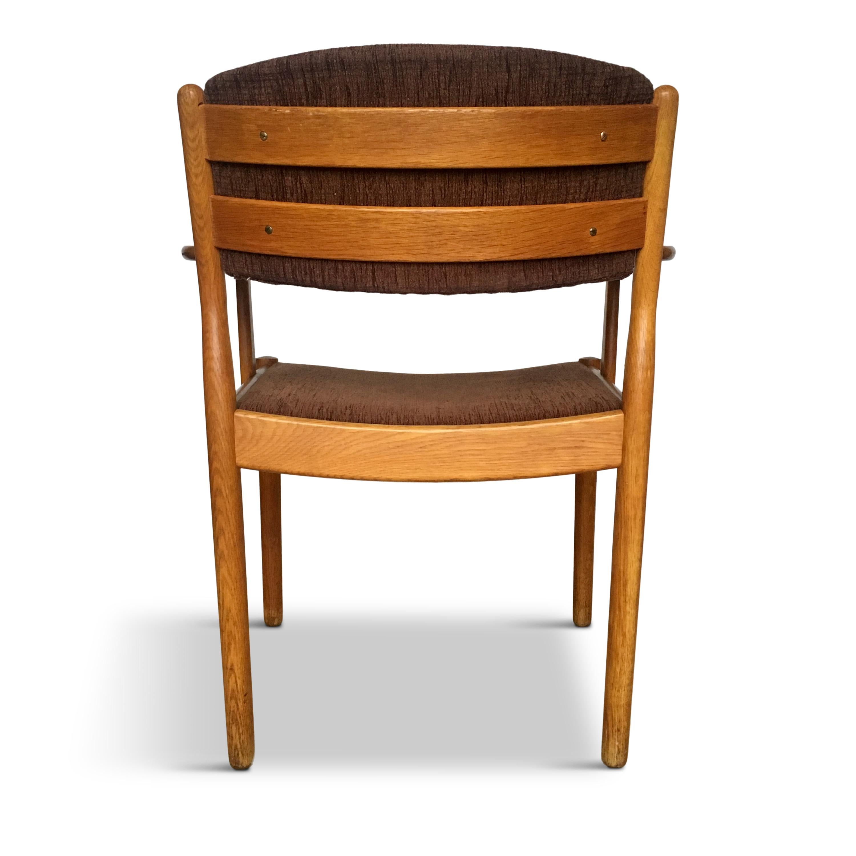 Midcentury Danish Oak Armchair by Poul Volther for FDB Møbler, 1950s im Zustand „Gut“ im Angebot in Riga, Latvia