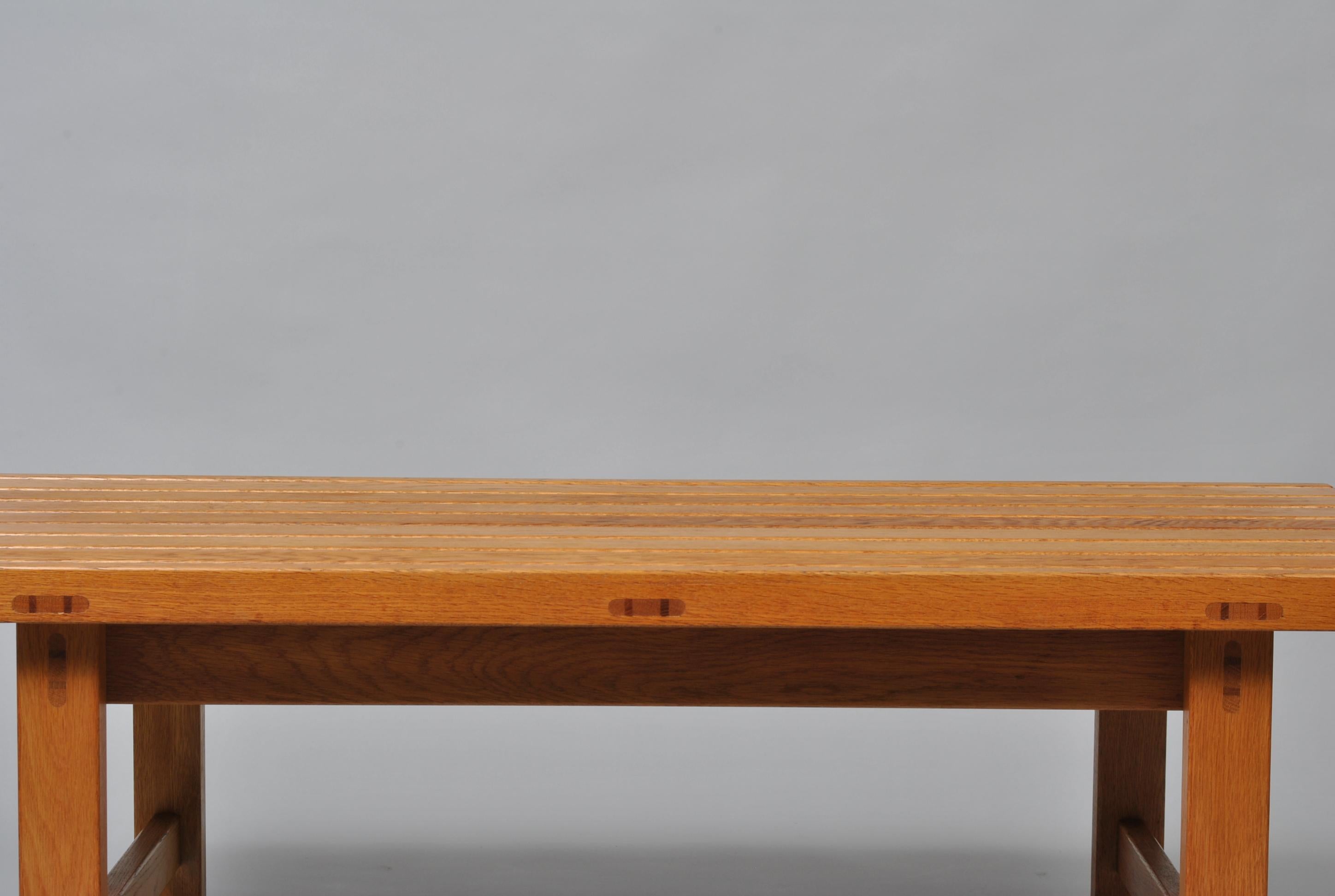 20th Century Midcentury Danish Craftsman Oak Bench or Table