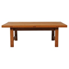 Midcentury Danish Craftsman Oak Bench or Table