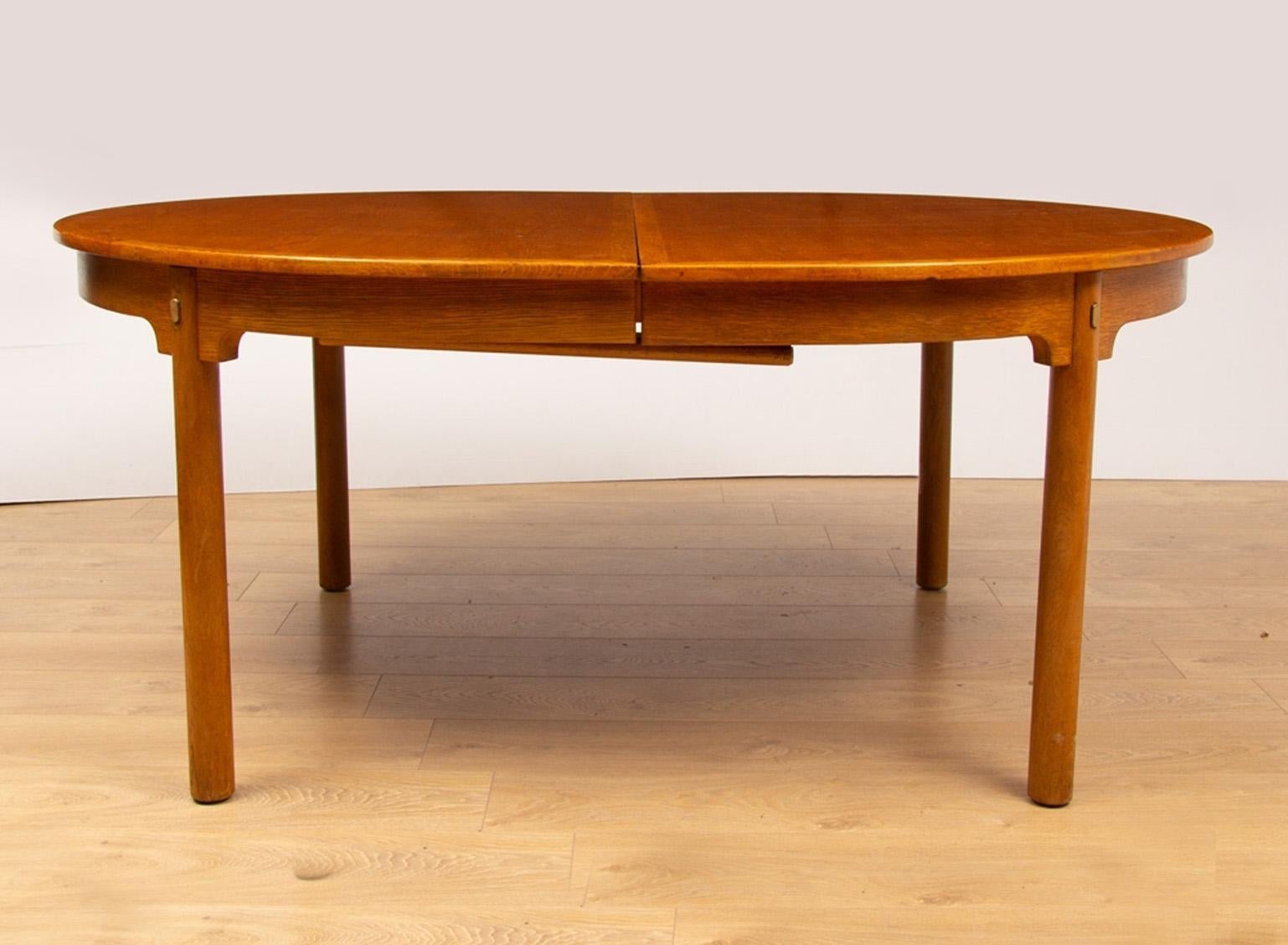 Midcentury Danish Oak Borge Mogensen Dining/Boardroom Table and Ten Chairs 2