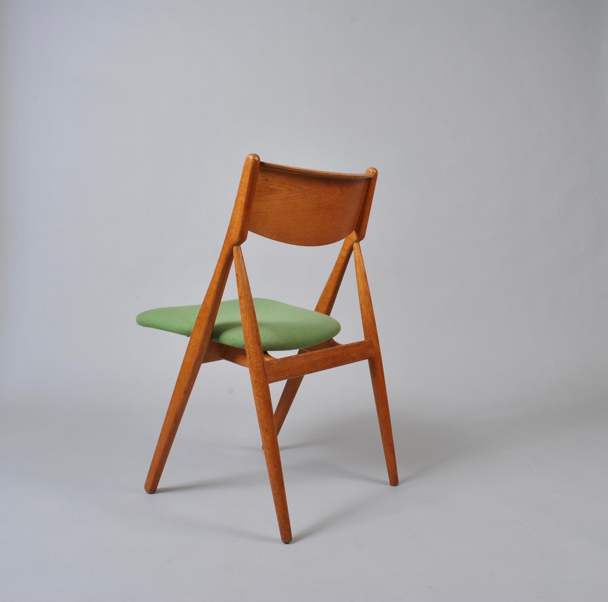 Midcentury Danish Oak Dining Chairs 2