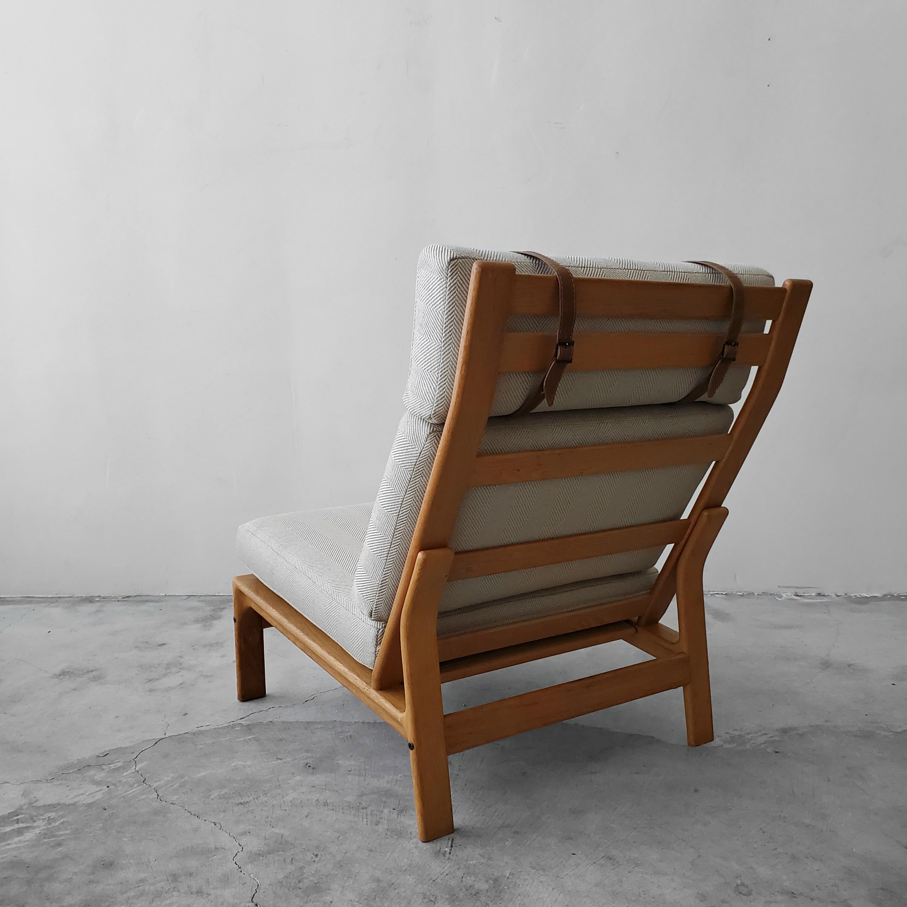 Mid-Century Modern Midcentury Danish Oak Lounge Chair by Komfort Design