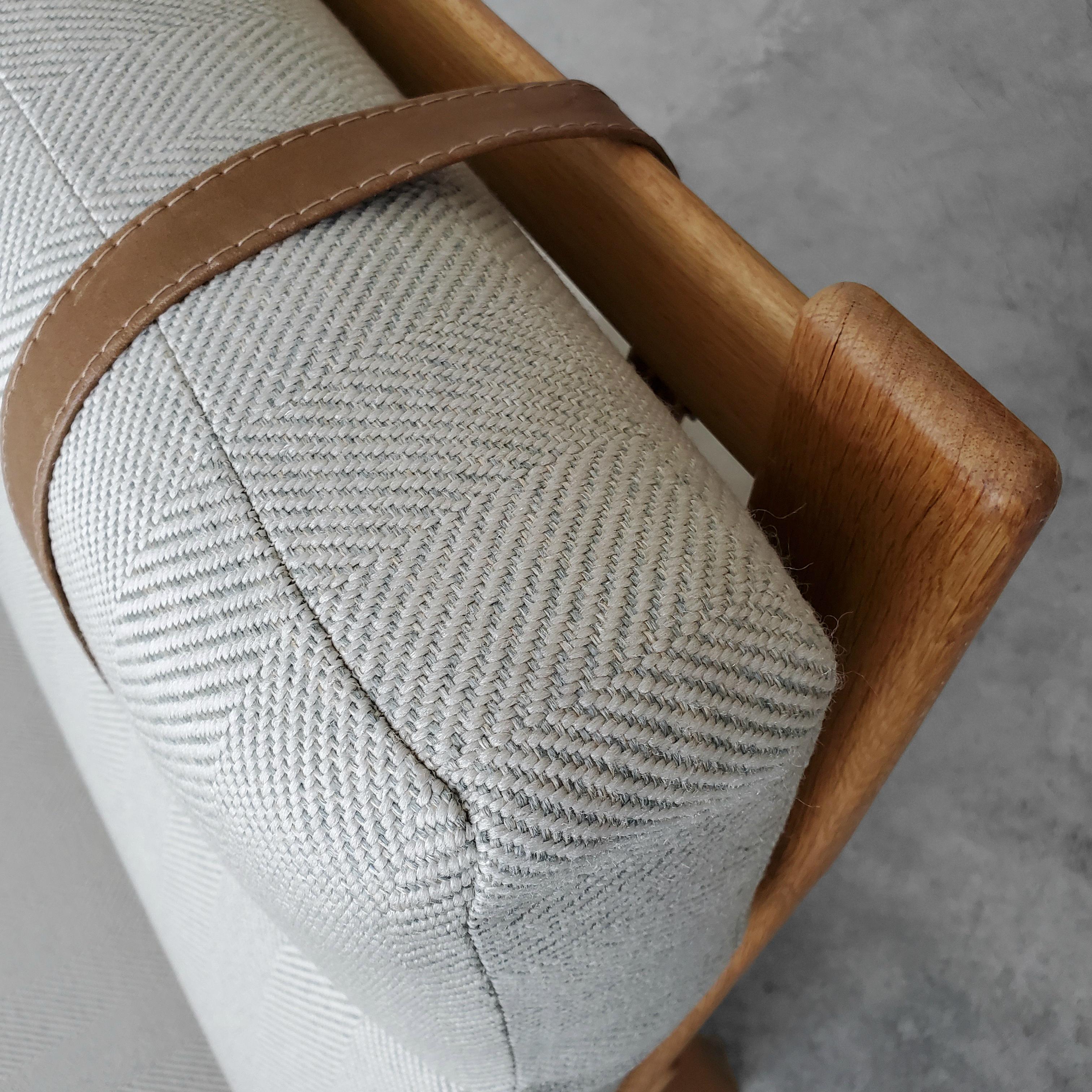 Midcentury Danish Oak Lounge Chair by Komfort Design 1
