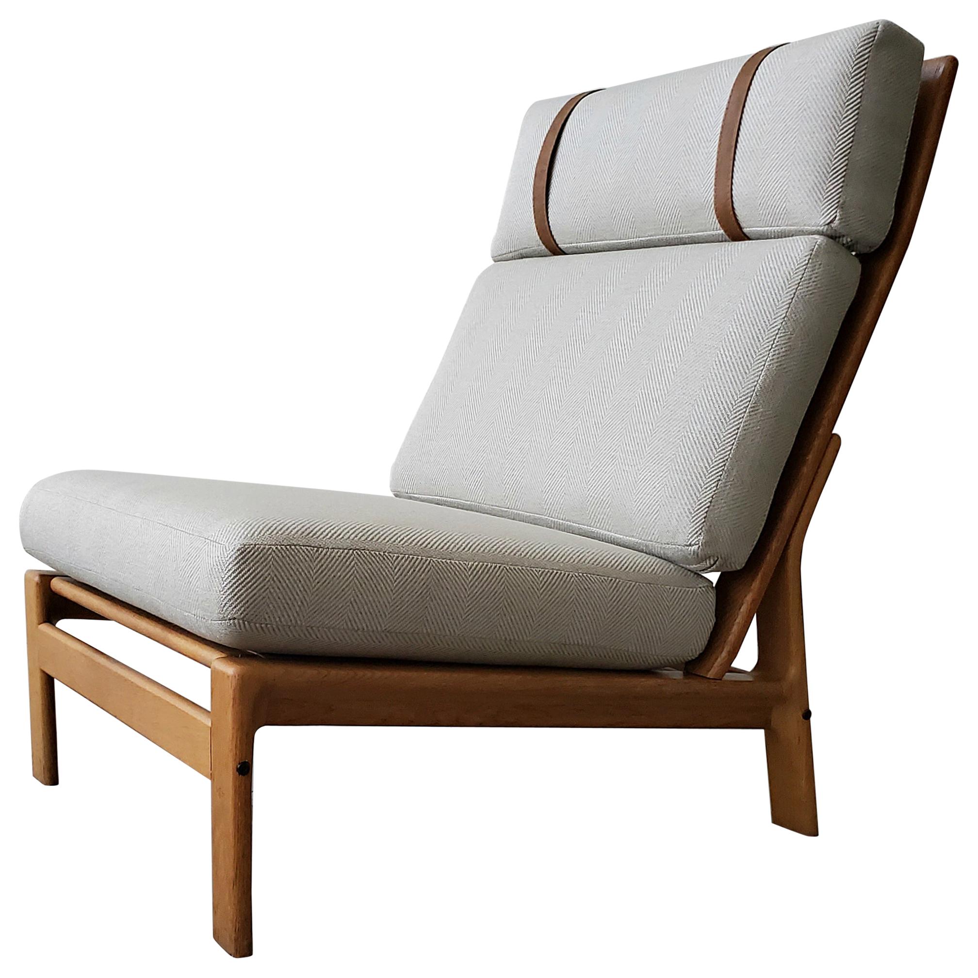Midcentury Danish Oak Lounge Chair by Komfort Design