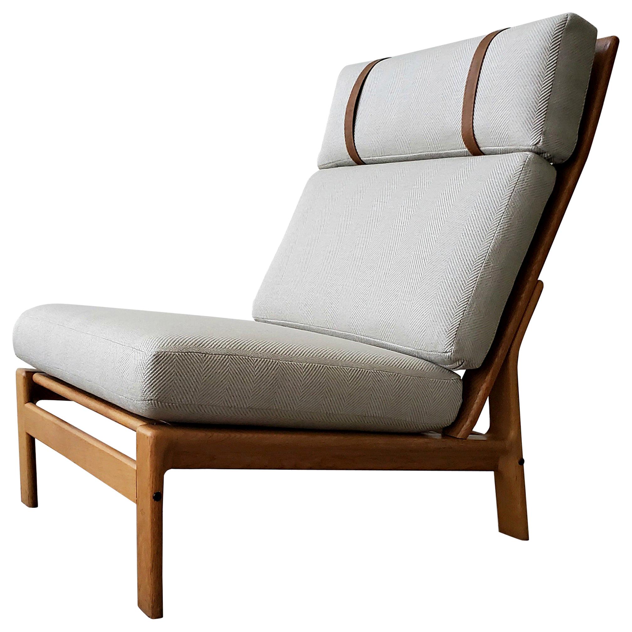 Midcentury Danish Oak Lounge Chair by Komfort Design