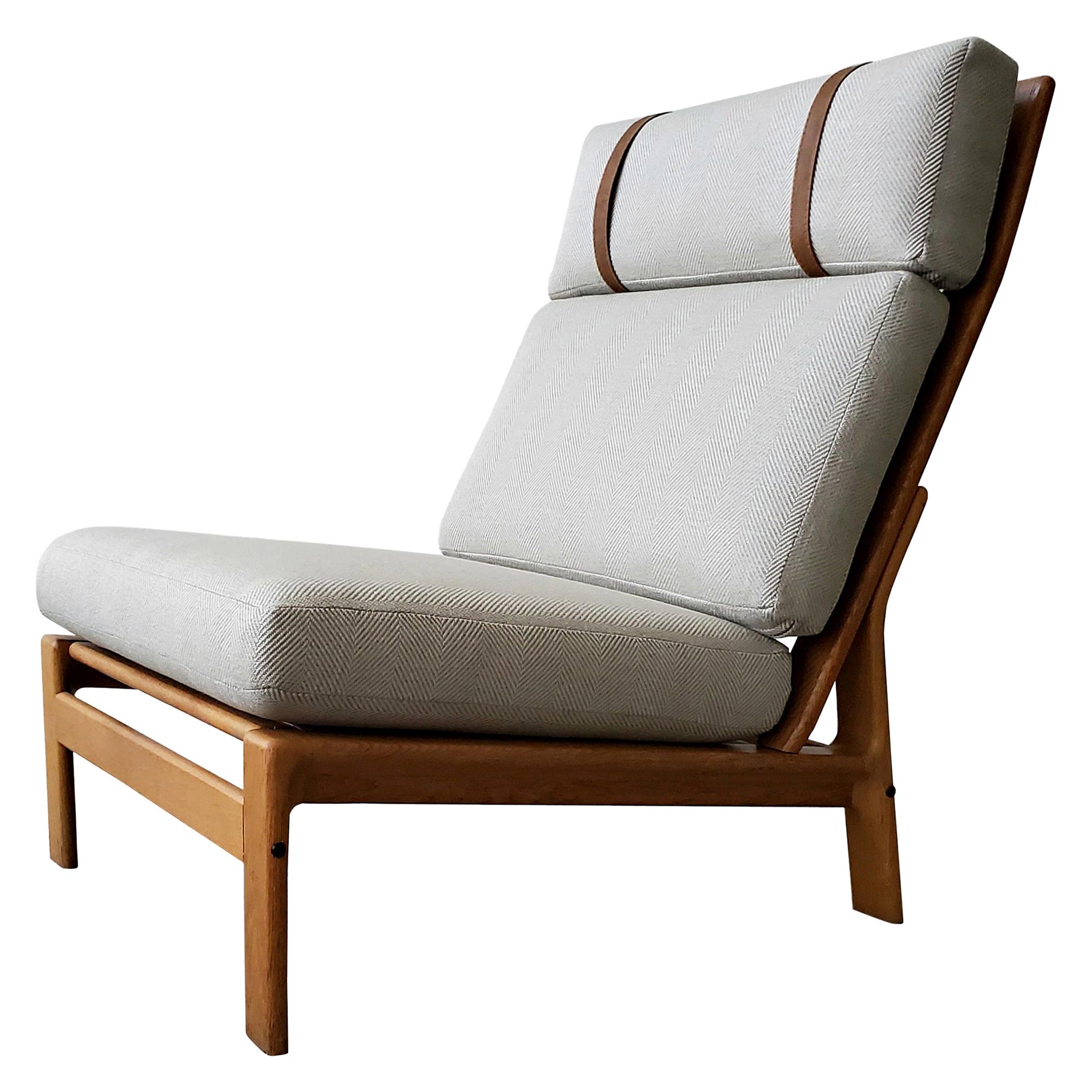 Midcentury Danish Oak Lounge Chair
