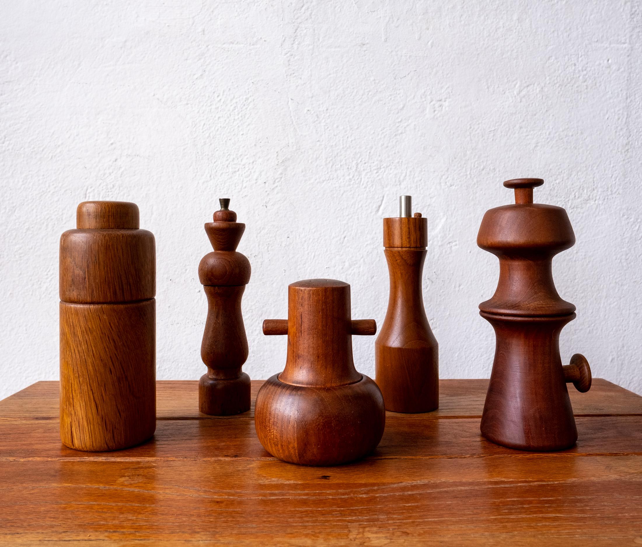 Midcentury Danish Pepper Mill Collection 3