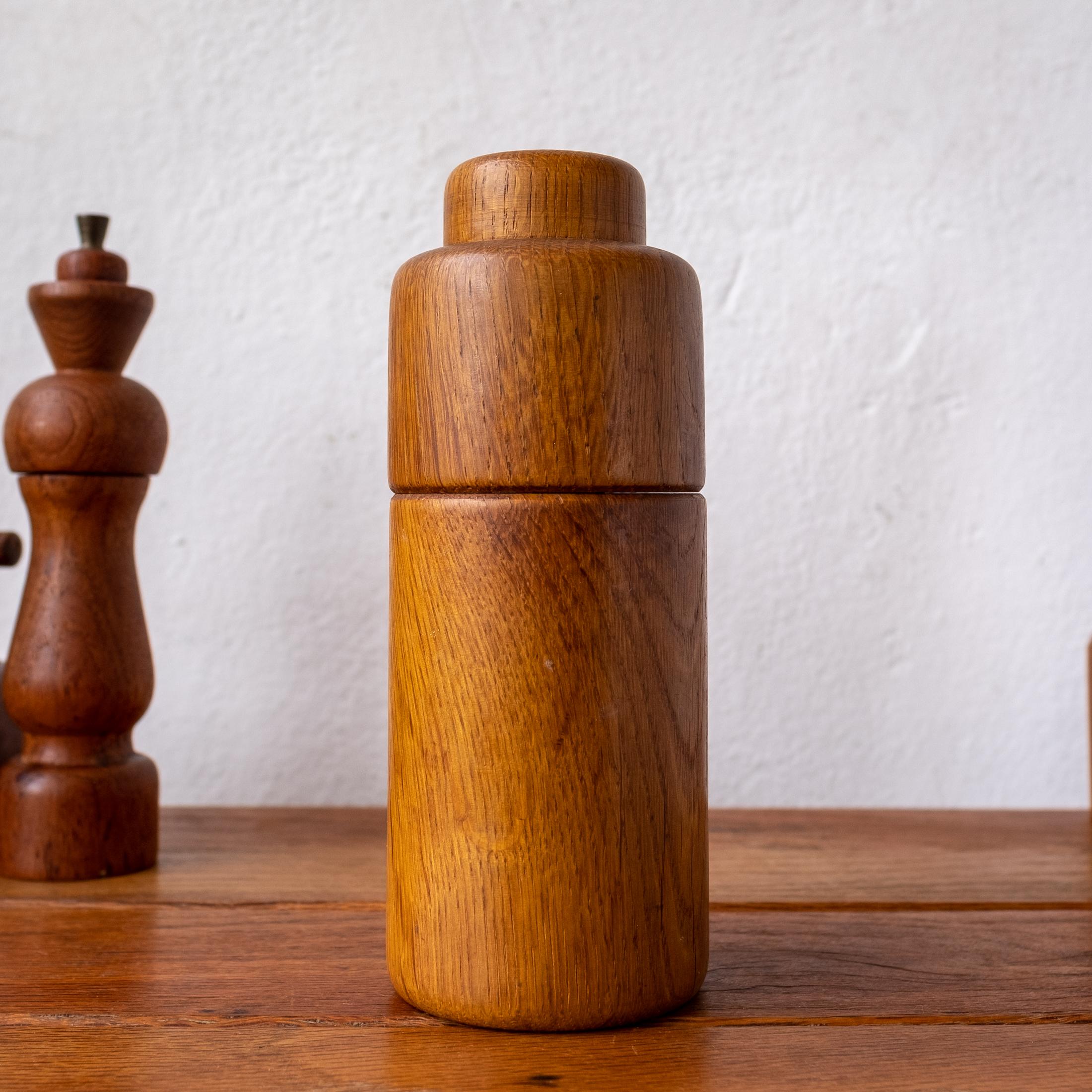 Midcentury Danish Pepper Mill Collection In Good Condition In San Diego, CA