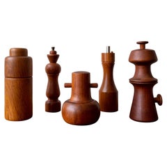 Midcentury Danish Pepper Mill Collection
