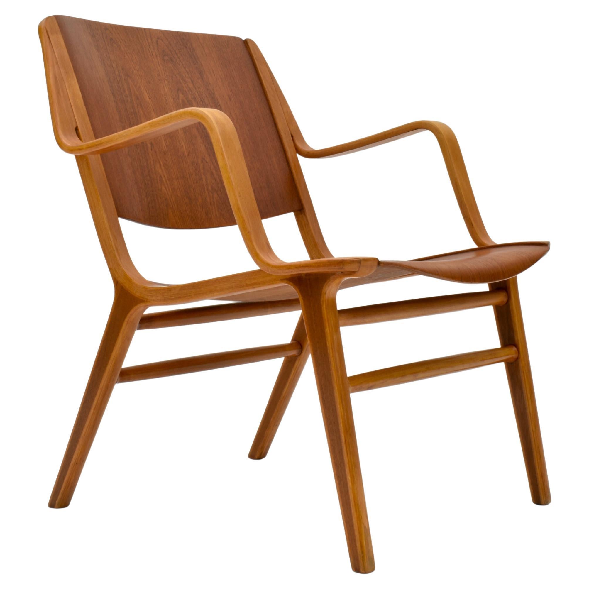 Midcentury Danish Peter Hvidt AX Chair For Fritz Hansen