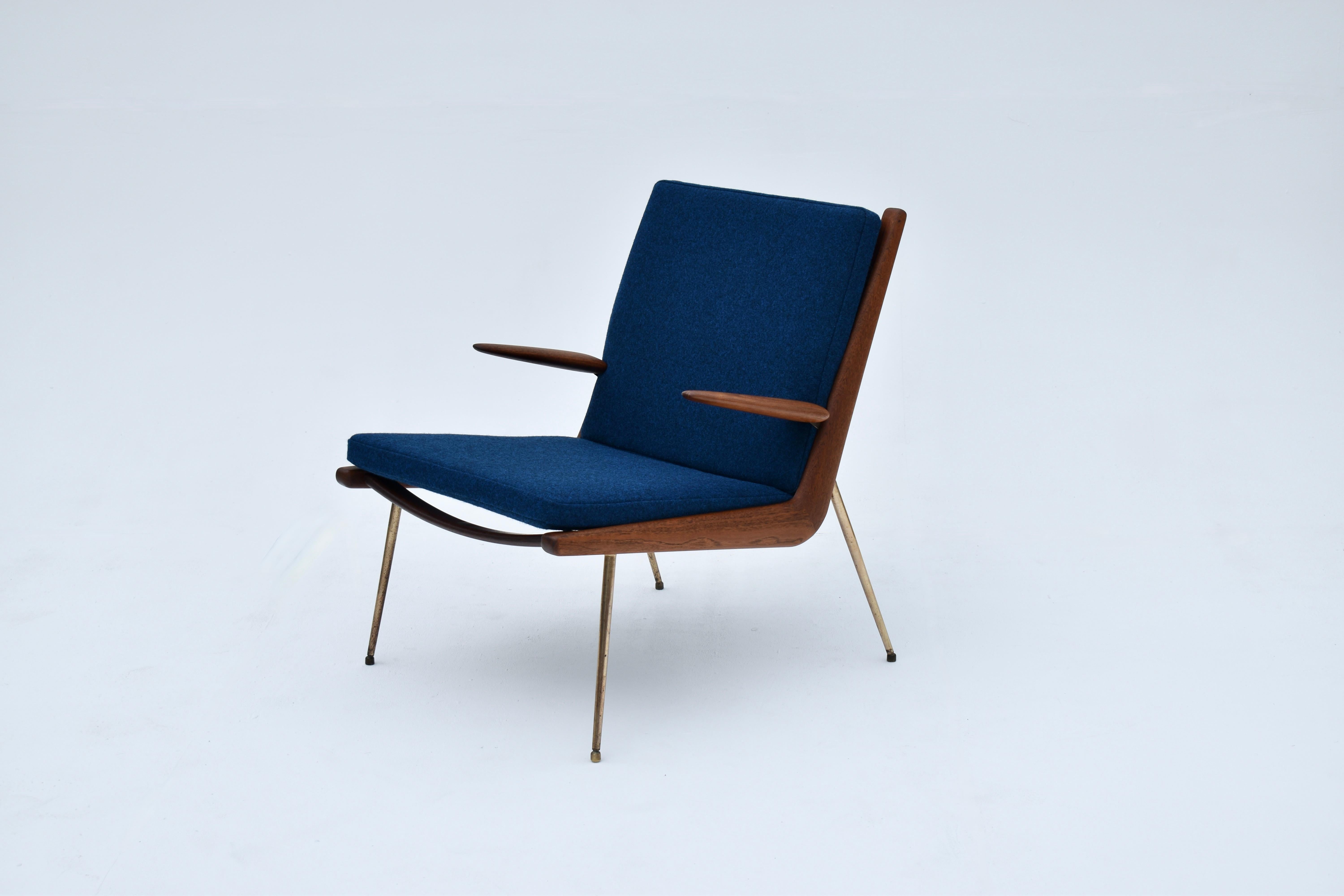 Scandinavian Modern Mid Century Danish Peter Hvidt & Orla Molgaard Nielsen Boomerang Chair