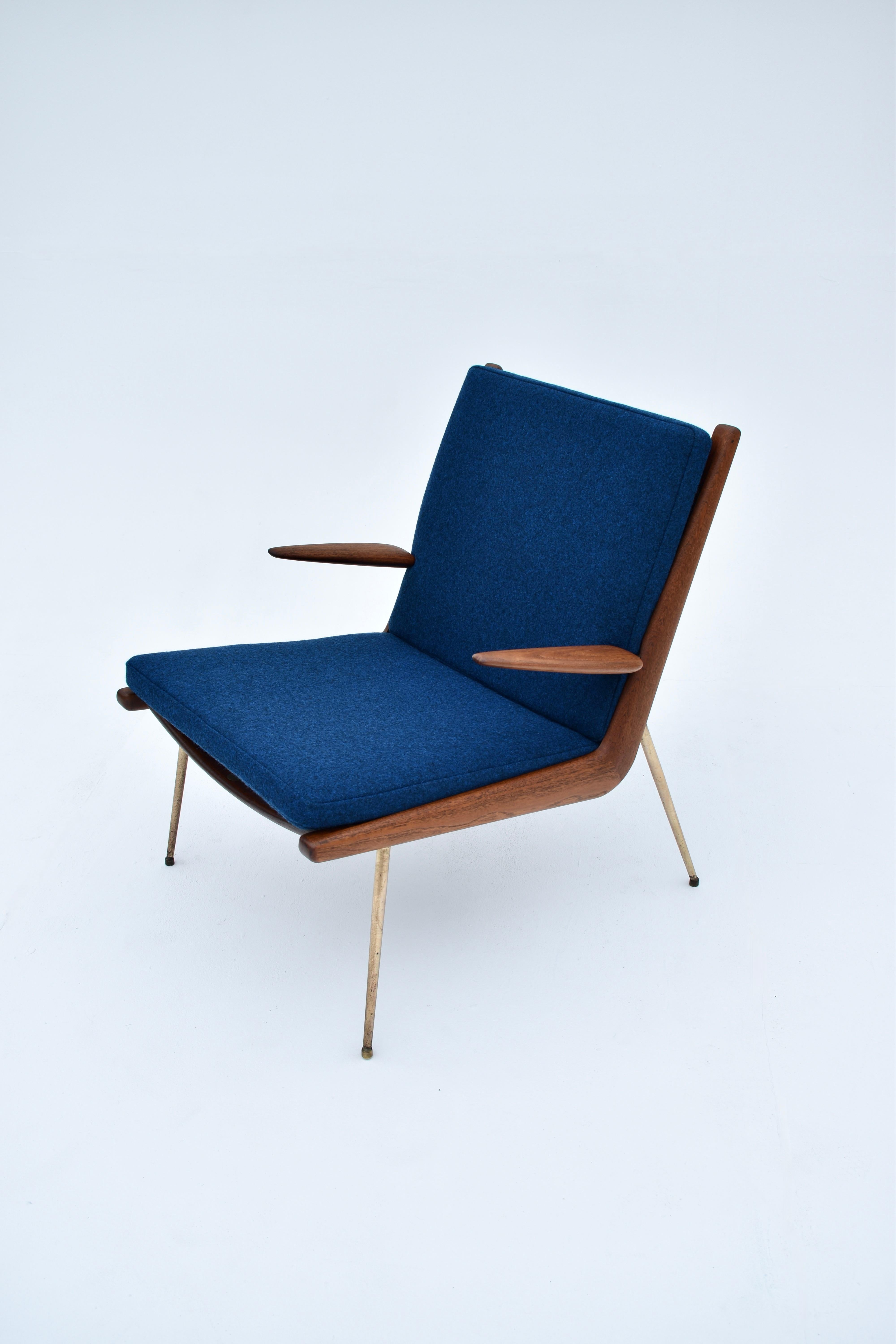 Mid Century Danish Peter Hvidt & Orla Molgaard Nielsen Boomerang Chair In Good Condition In Shepperton, Surrey