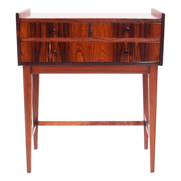 Midcentury Danish Rosewood Bedside Table